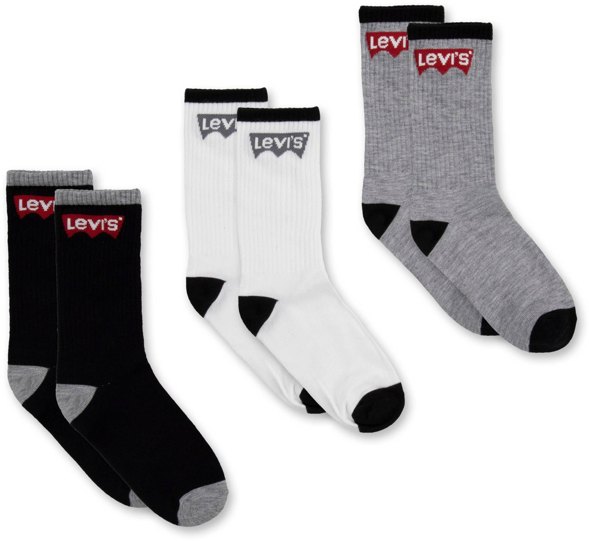 Levi's® Kids Socken »BATWING REGULAR CUT 3PK«, (3 Paar) von Levi's® Kids