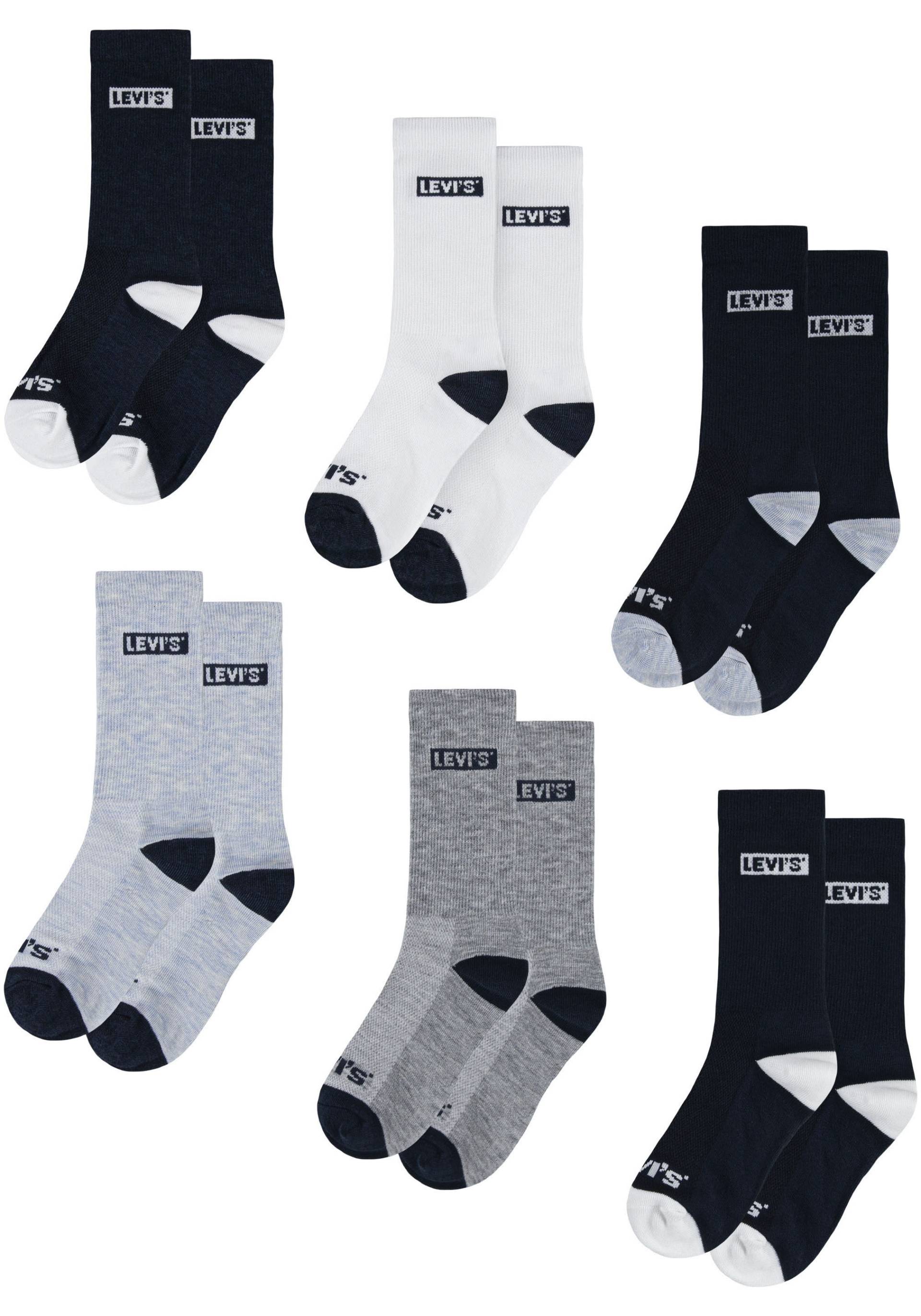 Levi's® Kids Socken »LHN BOX TAB HIGH CUT 6PK«, (6 Paar) von Levi's® Kids