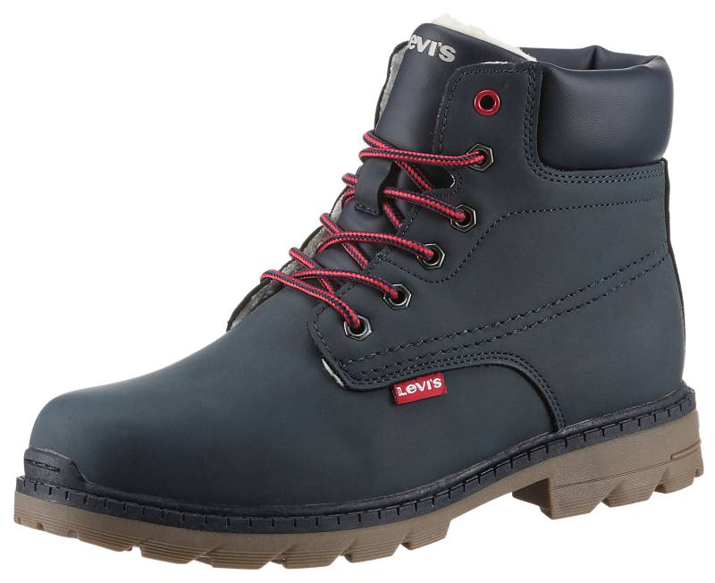 Levi's® Kids Winterboots »LEVIS® NEW FORREST FUR«, Blockabsatz, Outdoorschuh, Schnürboots mit gepolstertem Schaftrand von Levi's® Kids