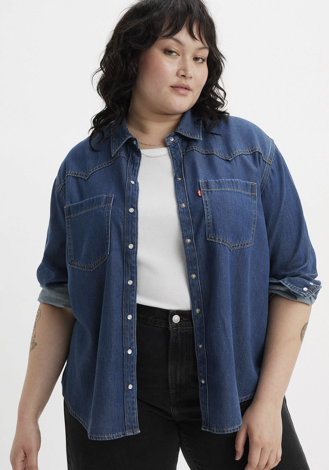 Levi's® Plus Jeansbluse »Teodora Western« von Levi's® Plus