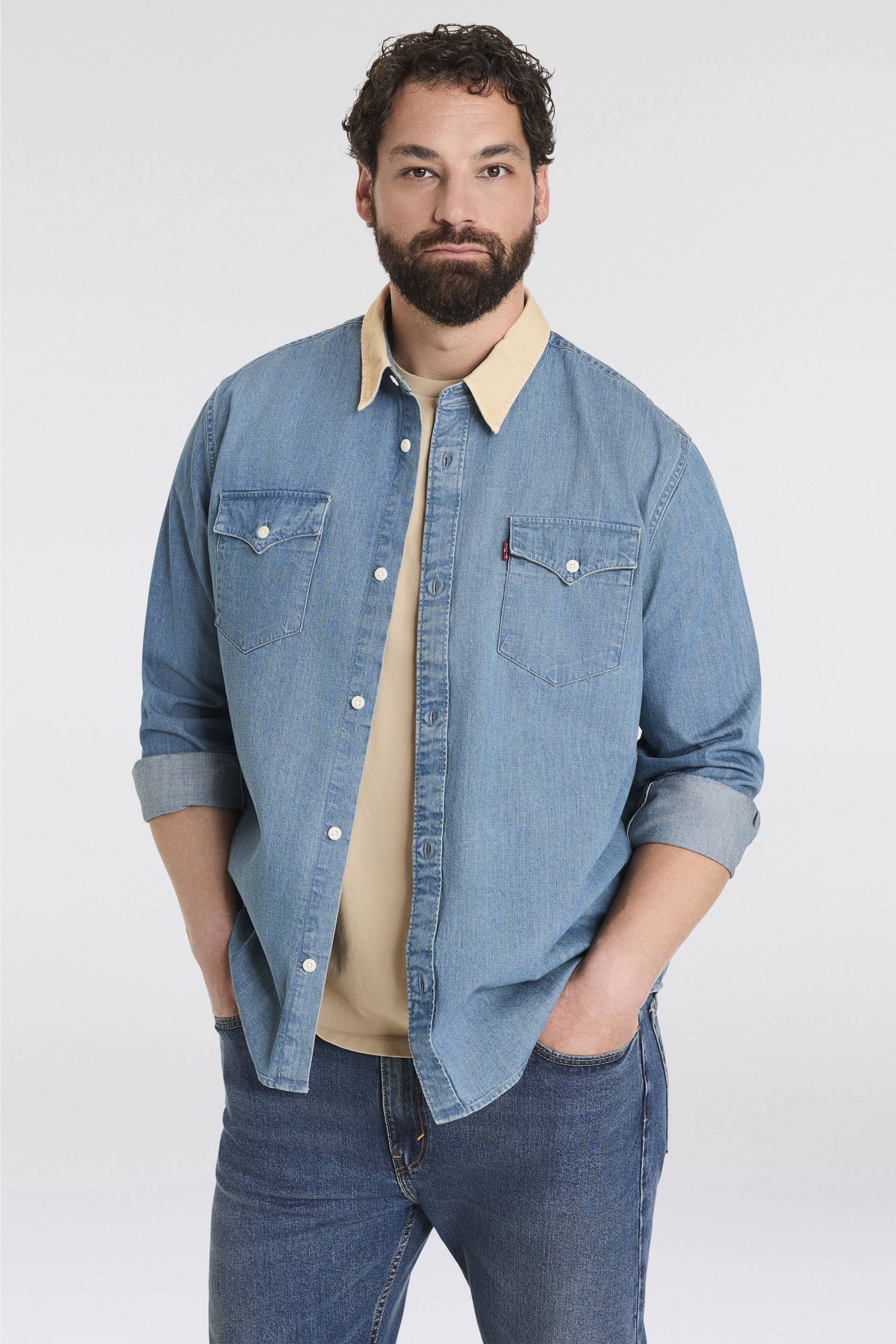 Levi's® Plus Jeanshemd »BIG RELAXED FIT WESTERN« von Levi's® Plus