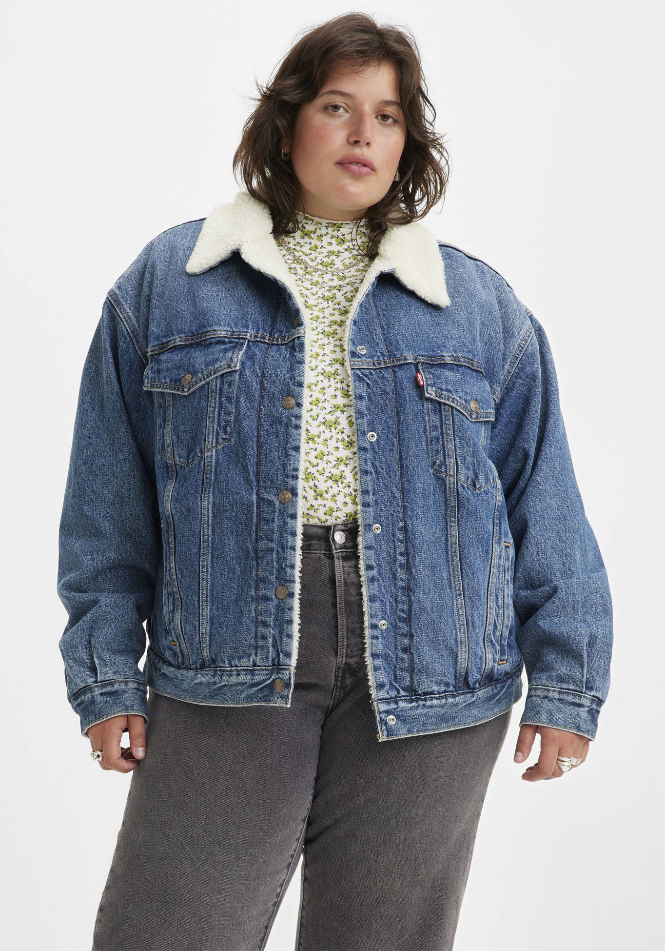 Levi's® Plus Jeansjacke »90S SHERPA TRUCKER« von Levi's® Plus