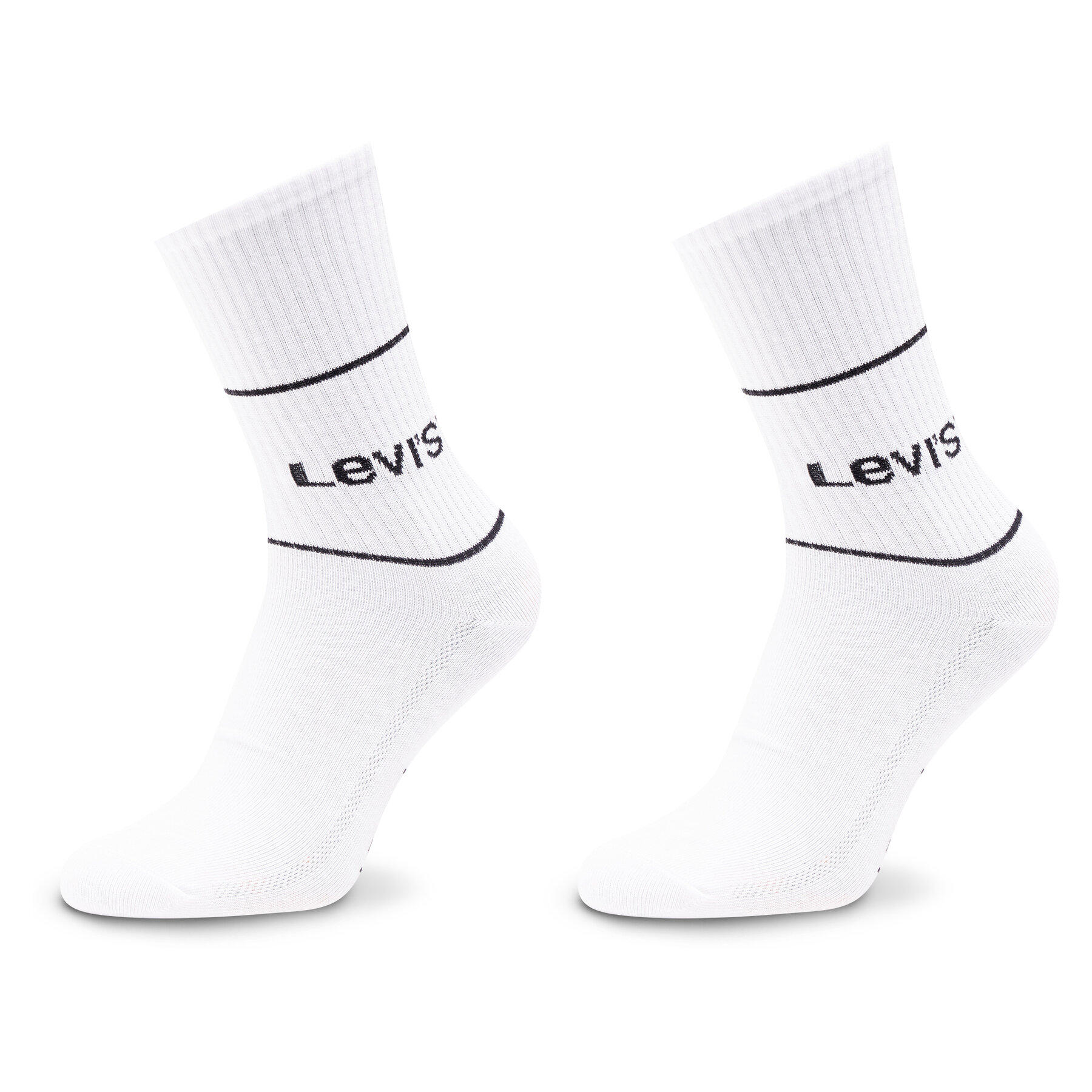 2er-Set hohe Unisex-Socken Levi's® 701210567 White von Levi's®