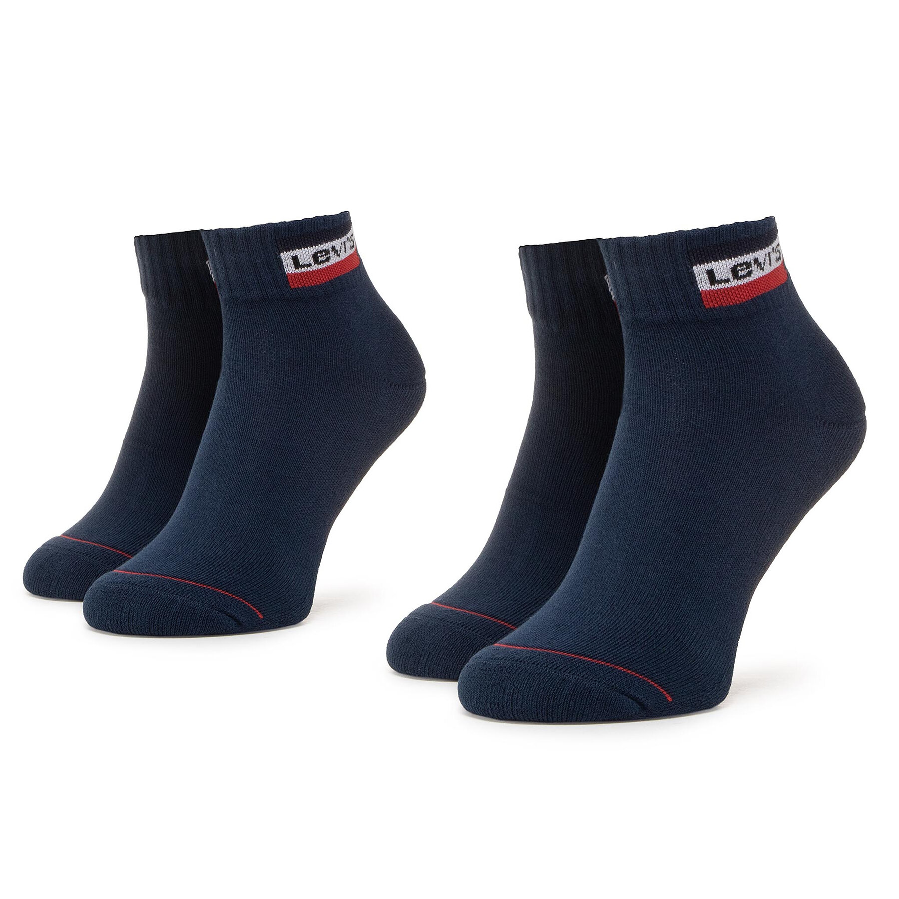 2er-Set niedrige Unisex-Socken Levi's® 37157-0147 Dress Blue von Levi's®