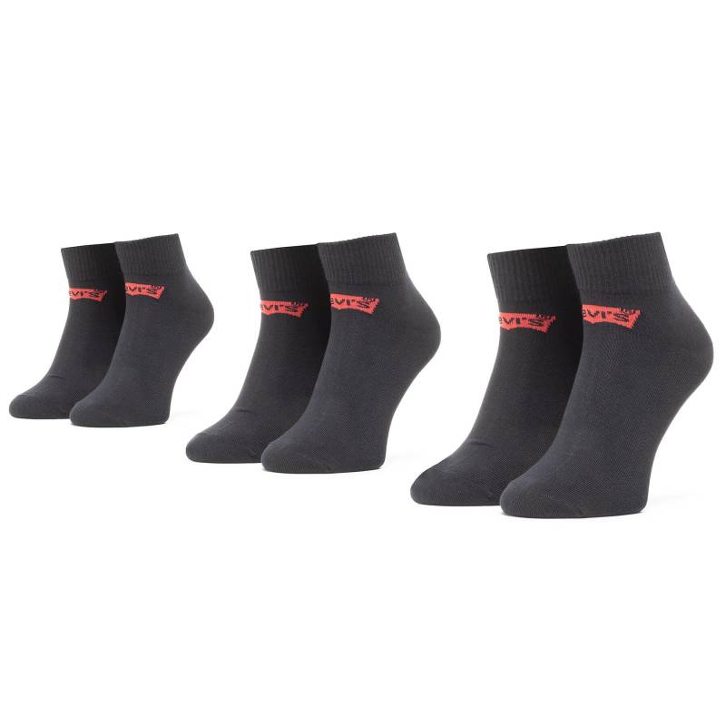3er-Set niedrige Unisex-Socken Levi's® 37157-0181 Jet Black von Levi's®