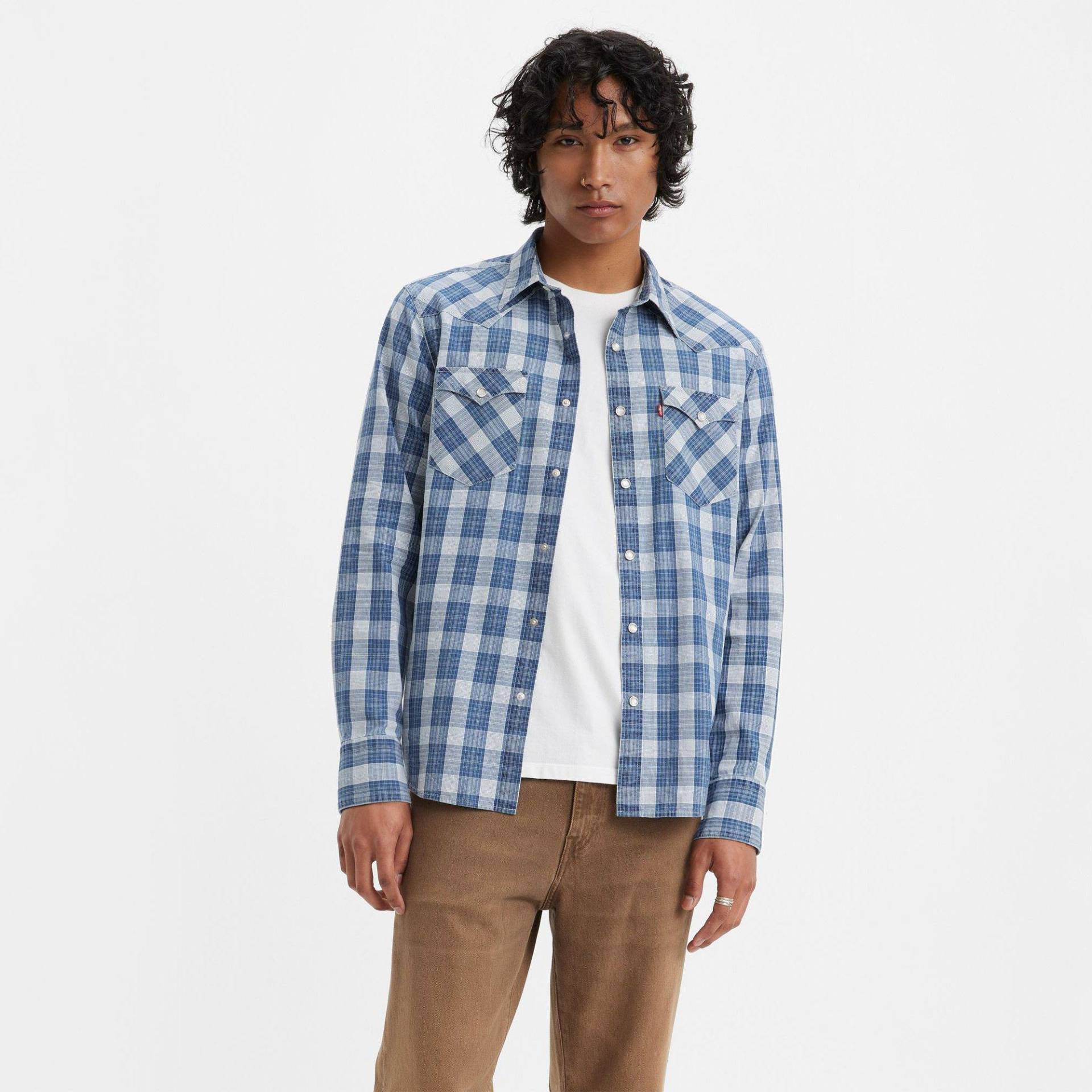 Hemd, Langarm Herren Blau M von Levi's®