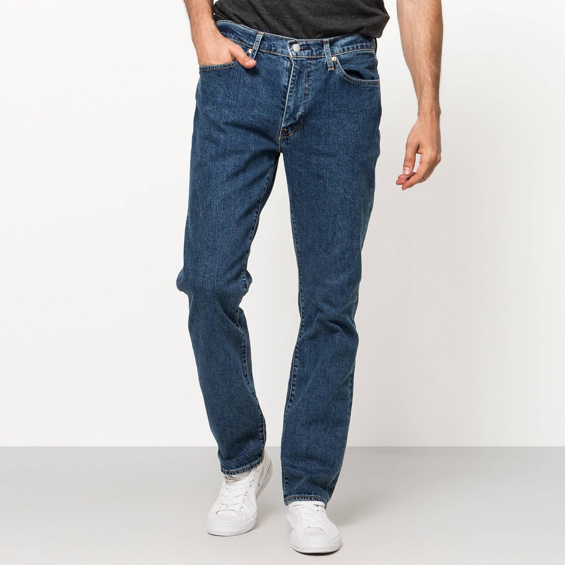 Jeans, Straight Leg Fit Herren Blau Denim L30/W36 von Levi's®