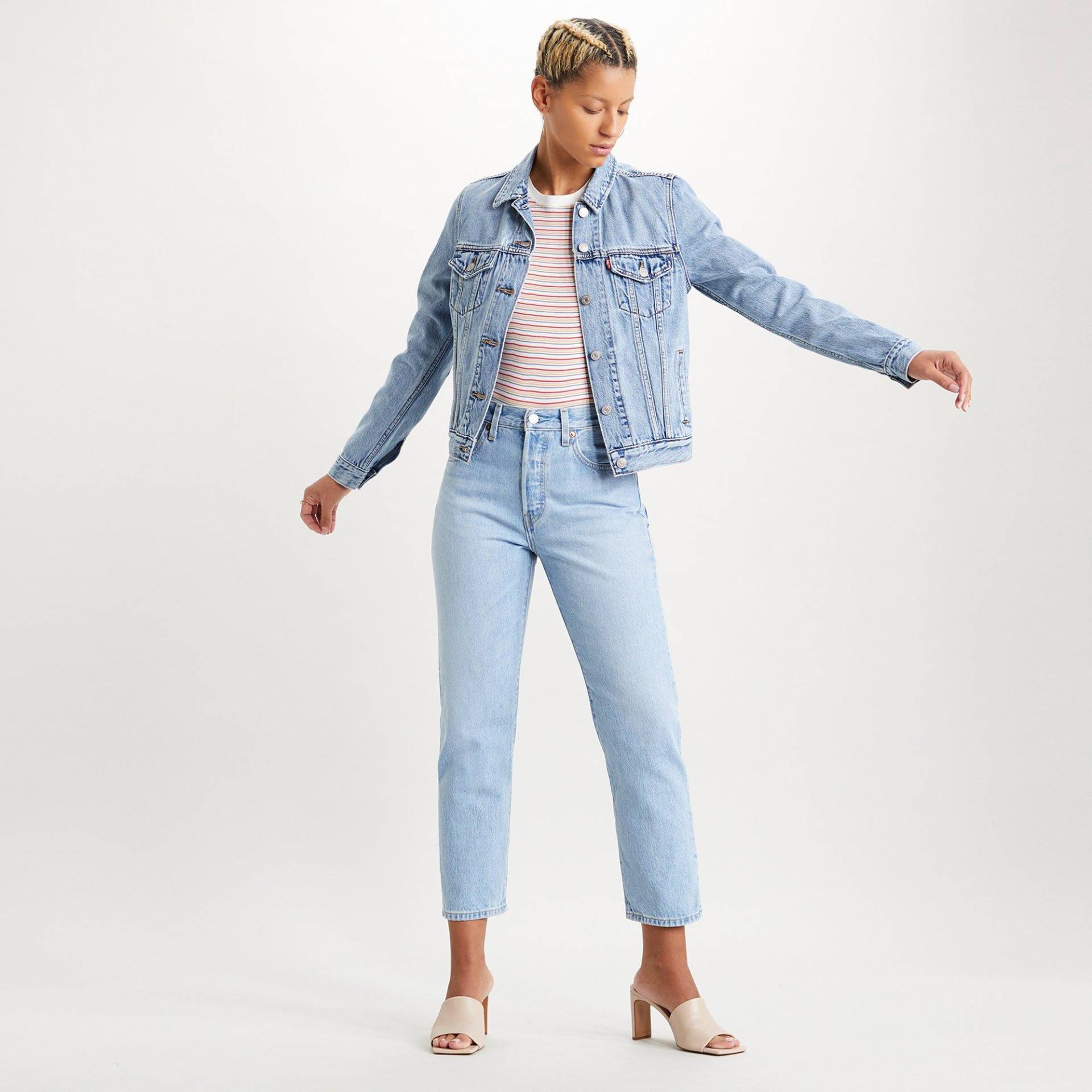 Jeansjacke Mit Knöpfen Damen Blau Denim XS von Levi's®