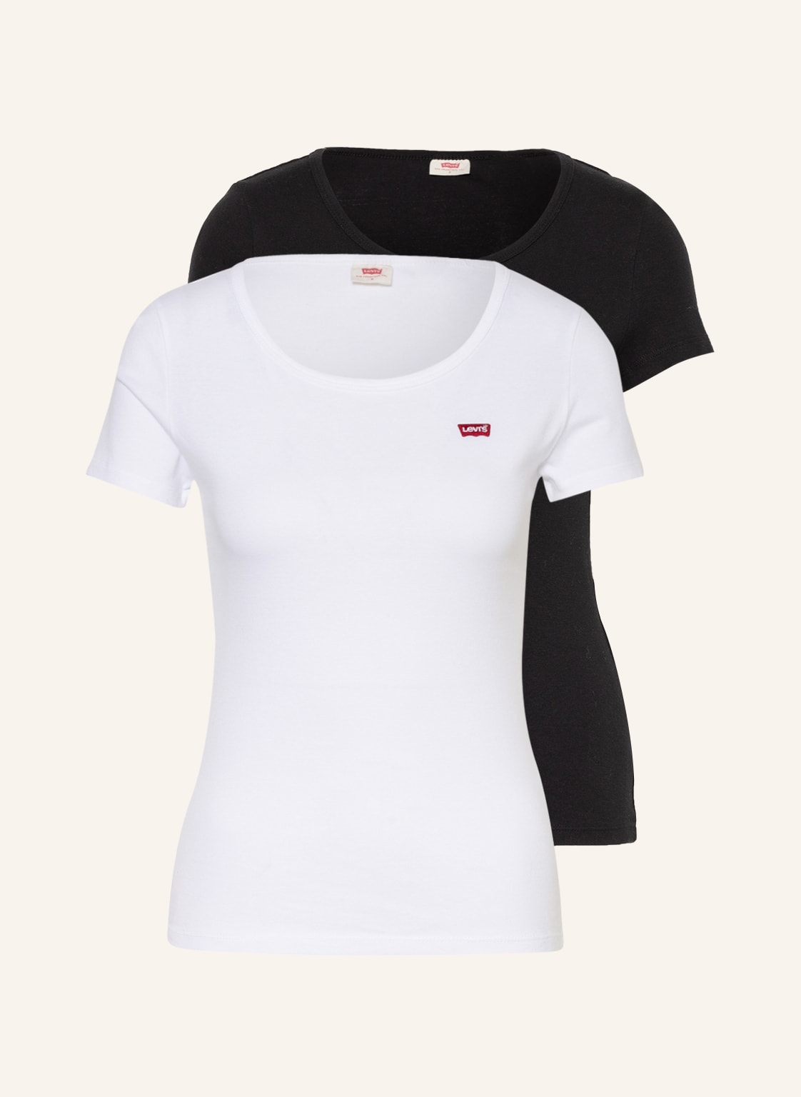 Levi's® 2er-Pack T-Shirts schwarz von Levi's®