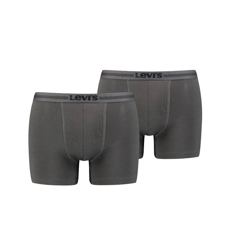 Levi's® Boxershorts »LEVIS MEN TENCEL BOXER BRIEF 2P«, (Packung, 2 St., 2er Pack), mit breitem Logobund von Levi's®
