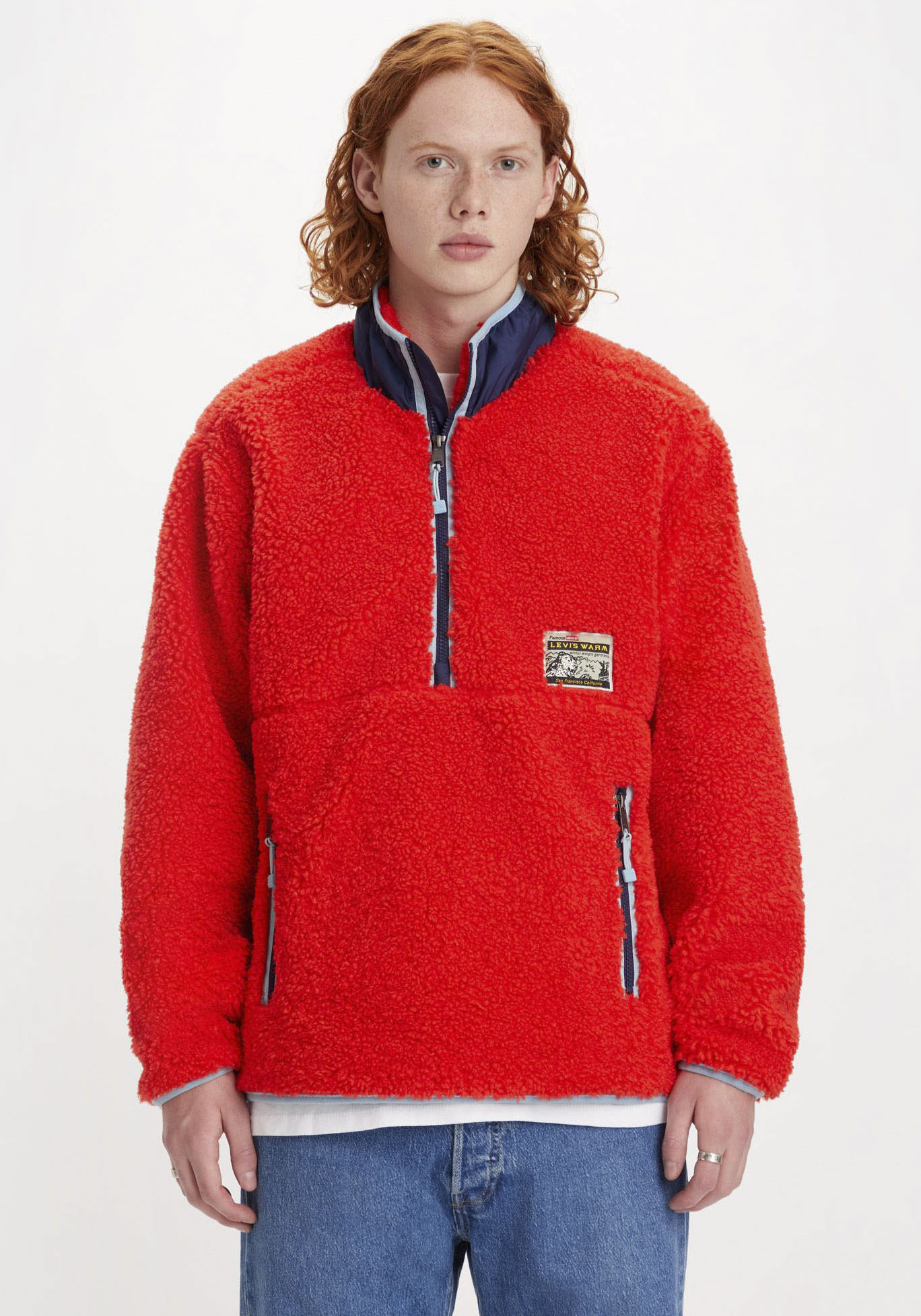 Levi's® Fellimitatjacke »LAKESIDE MOCK NECK«, aus wärmender Sherpa-Qualität von Levi's®