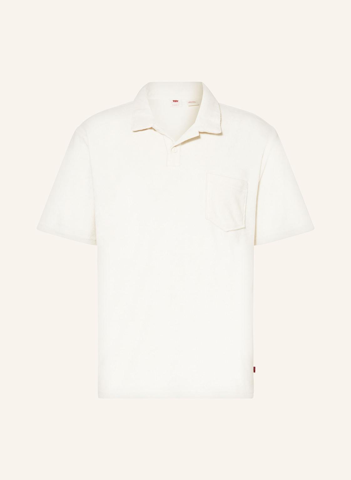 Levi's® Frottee-Poloshirt Standard Fit weiss von Levi's®