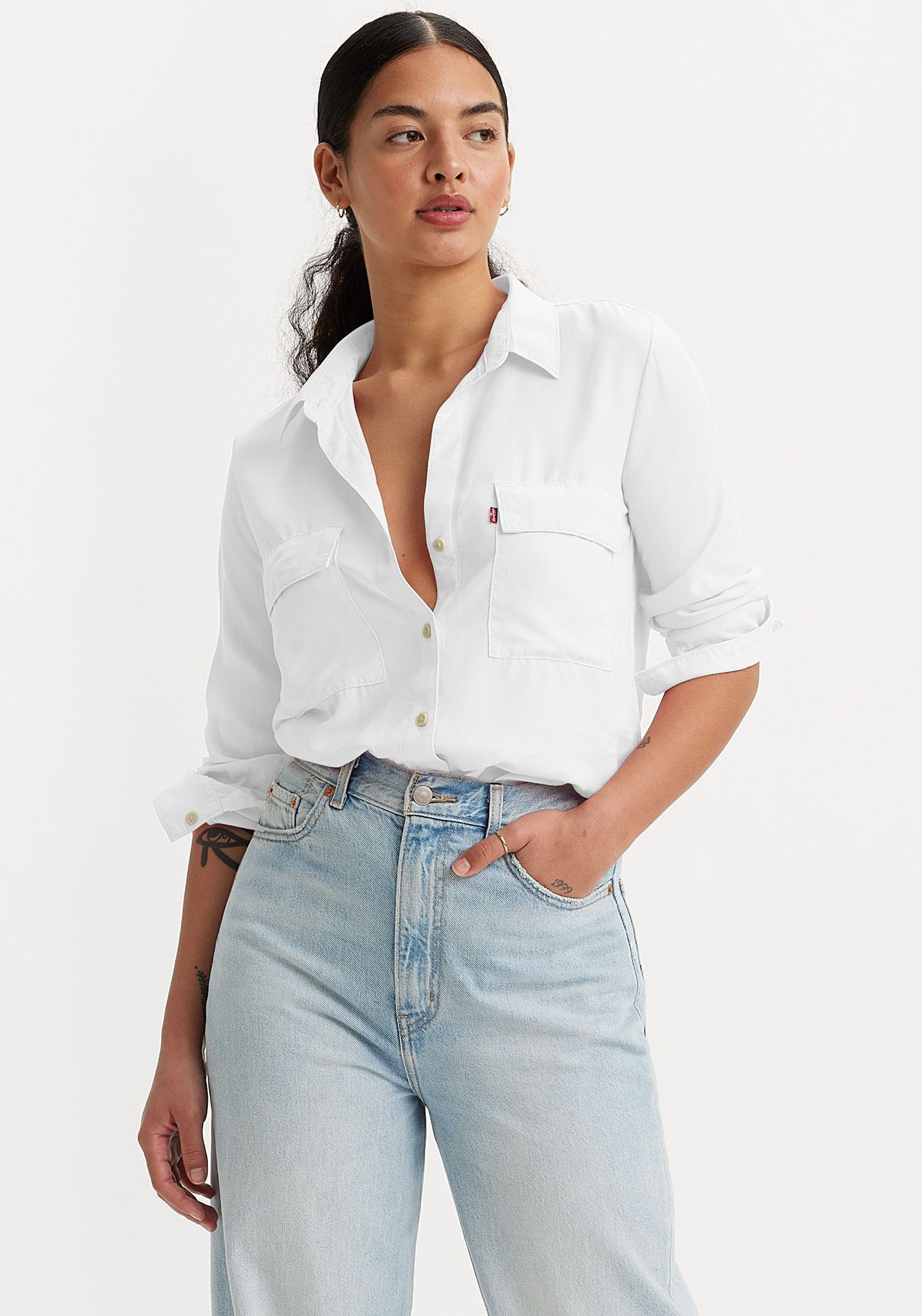 Levi's® Hemdbluse »DOREEN UTILITY SHIRT RE«, in gewaschener Optik von Levi's®