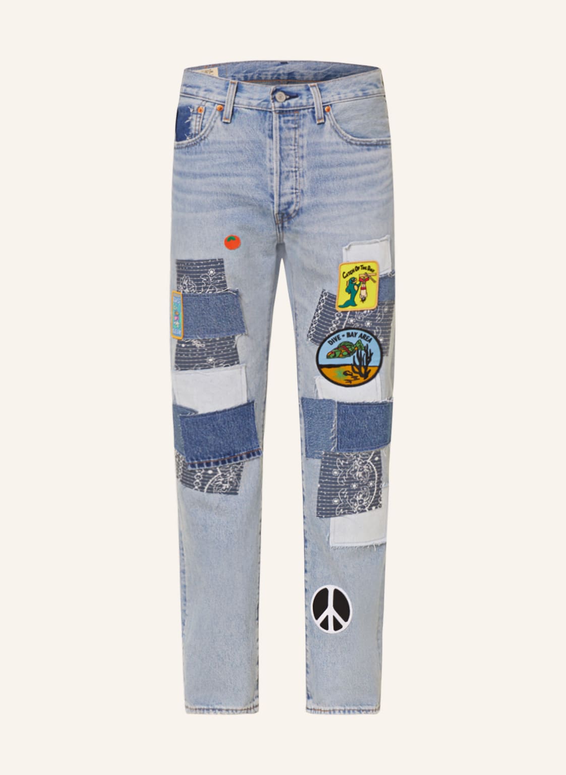 Levi's® Jeans 501 Original Regular Fit blau von Levi's®