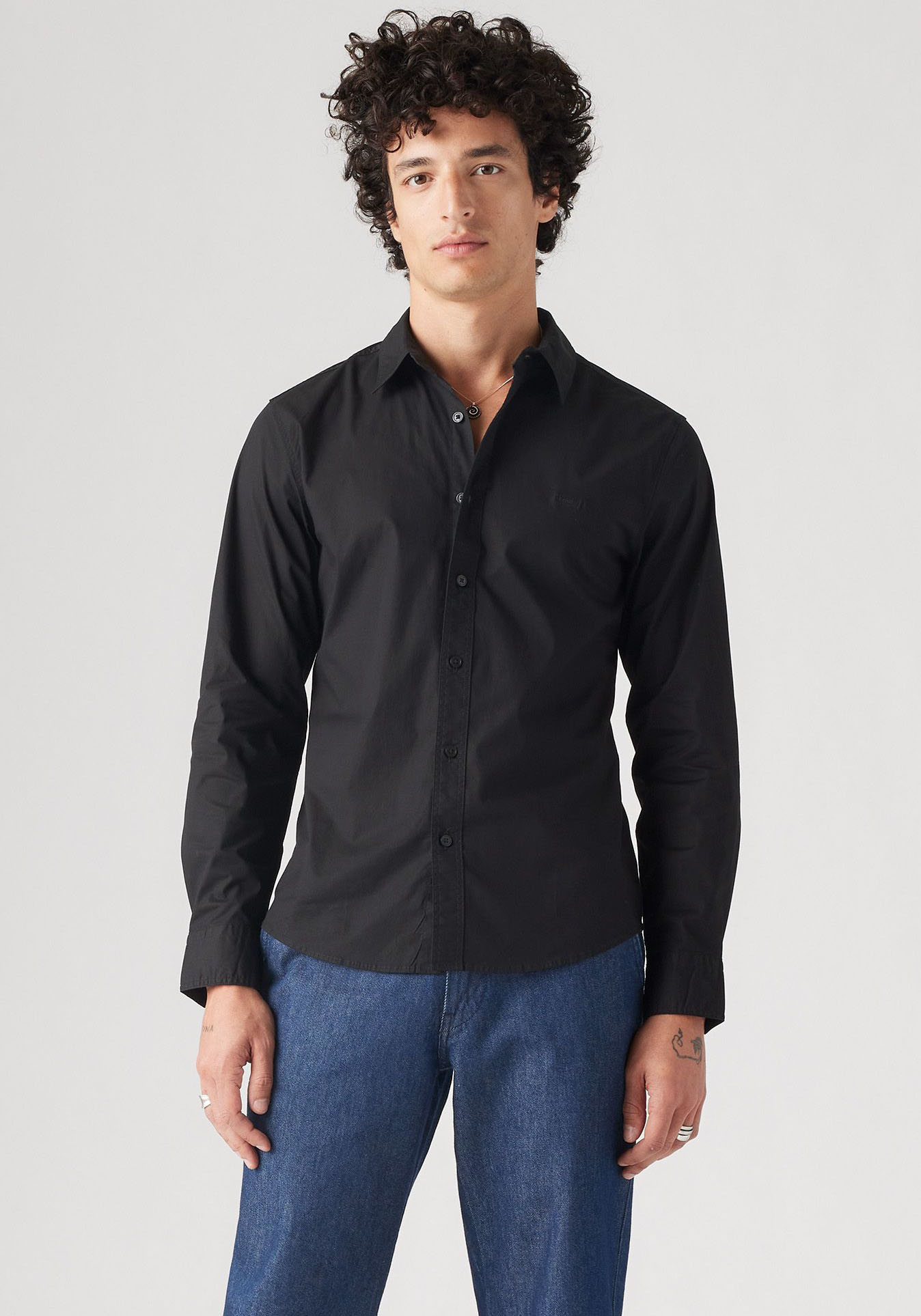 Levi's® Jeanshemd »BATTERY HM SHIRT SLIM«, mit Logobadge von Levi's®