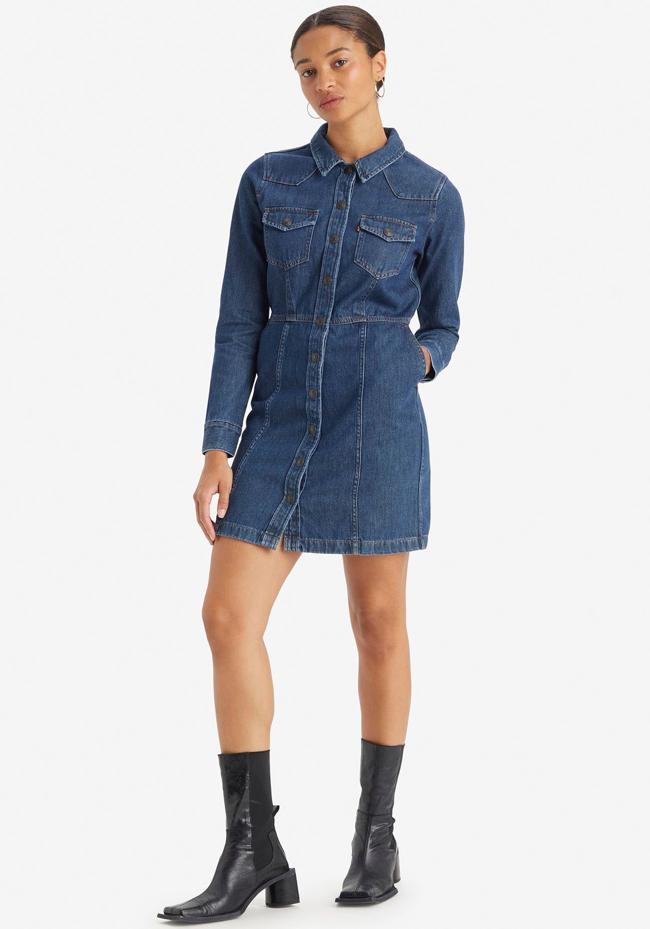 Levi's® Jeanskleid »FLYNN WESTERN CORE DRES«, (Neue Kollektion) von Levi's®