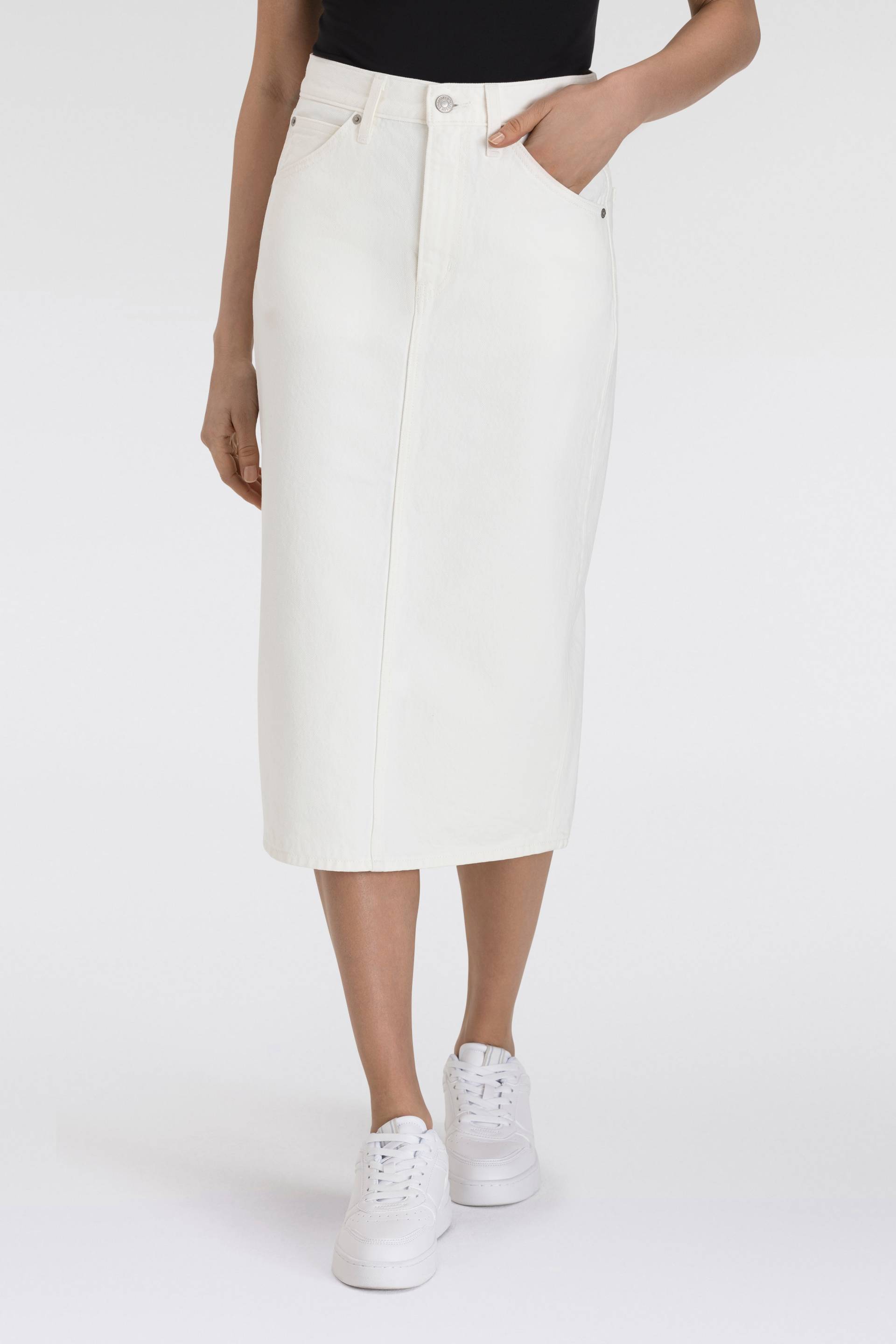 Levi's® Jeansrock »HR BACK SLIT SKIR«, mit Schlitz hinten von Levi's®