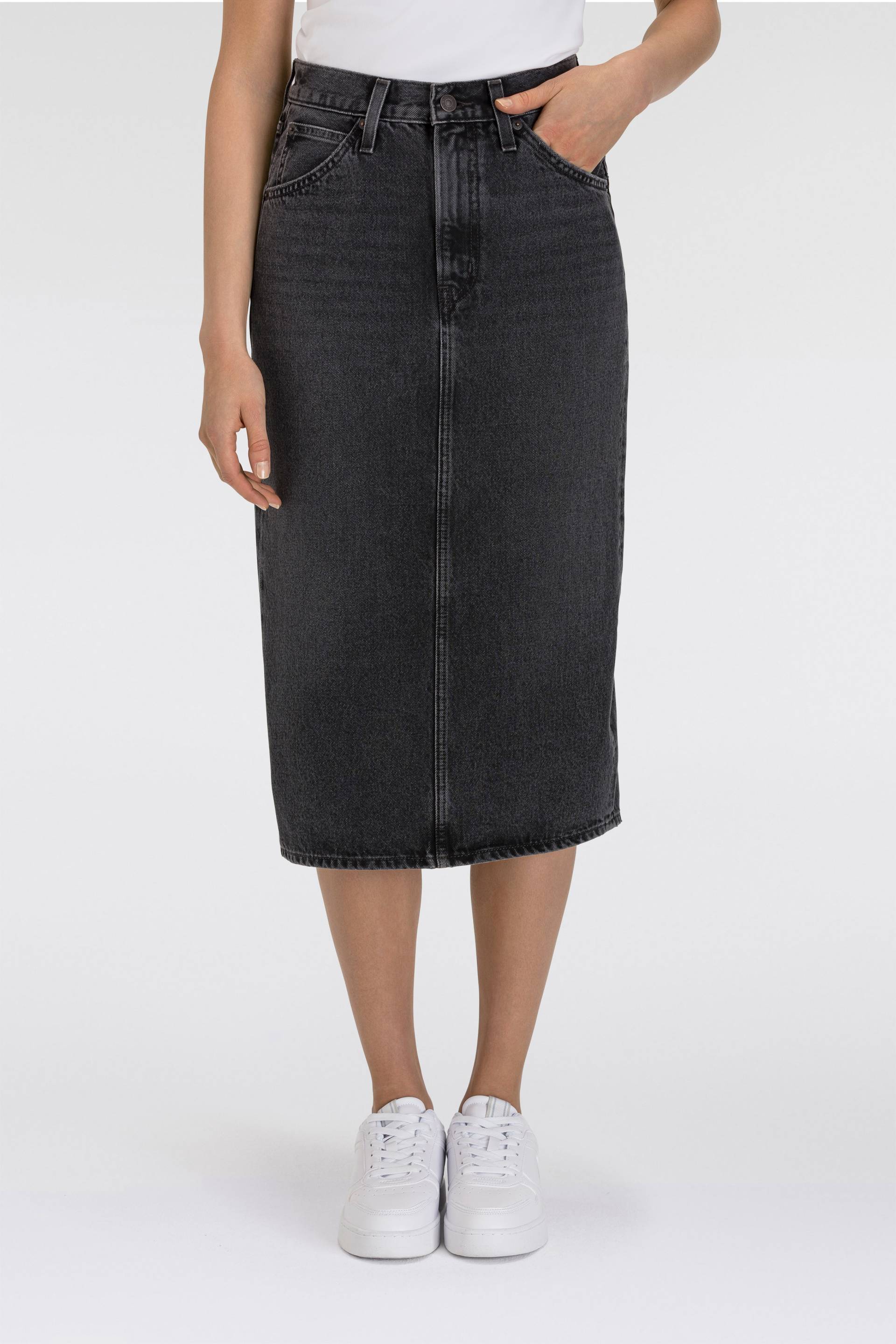 Levi's® Jeansrock »HR BACK SLIT SKIR«, mit Schlitz hinten von Levi's®