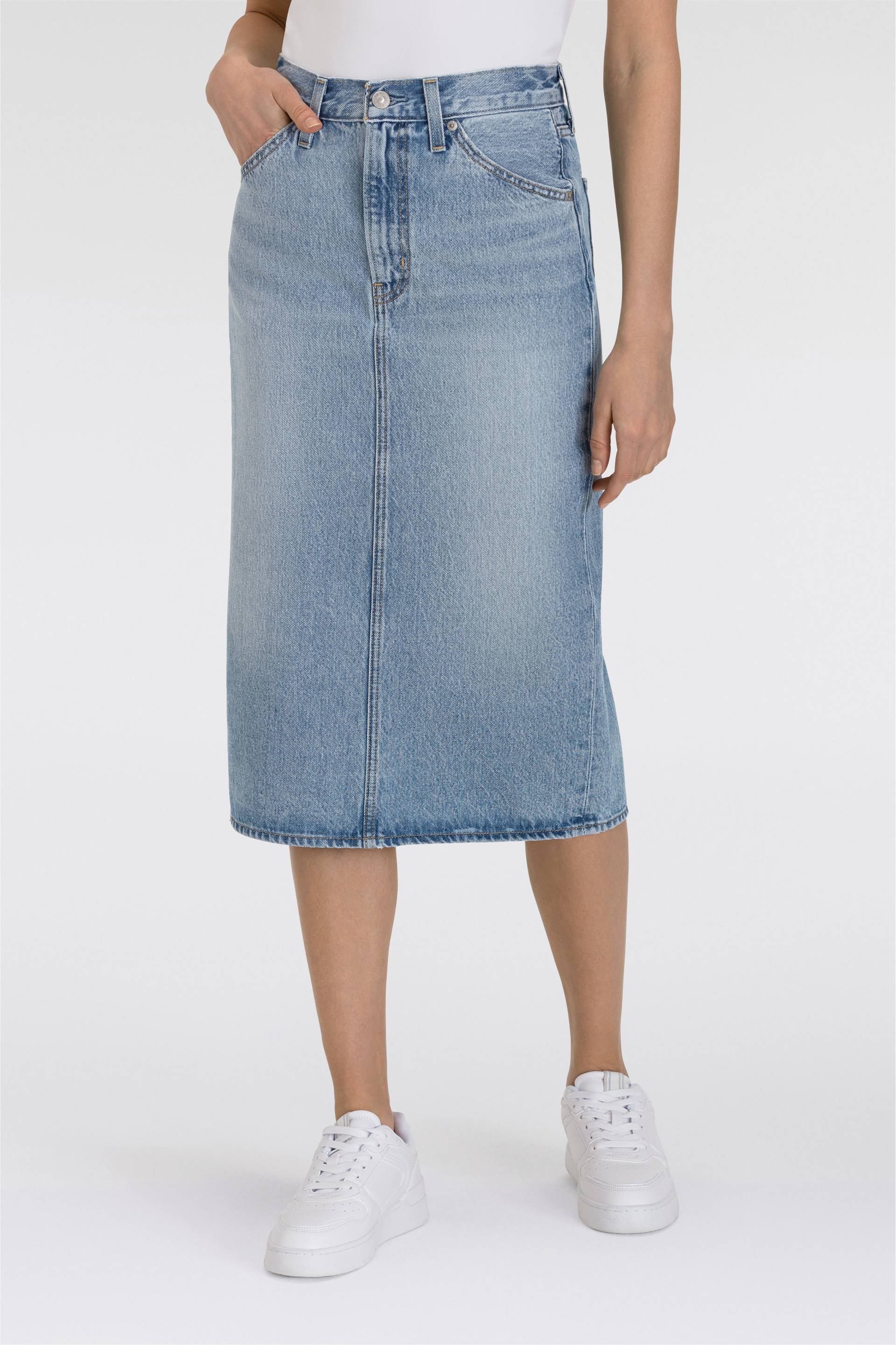 Levi's® Jeansrock »HR BACK SLIT SKIR«, mit Schlitz hinten von Levi's®