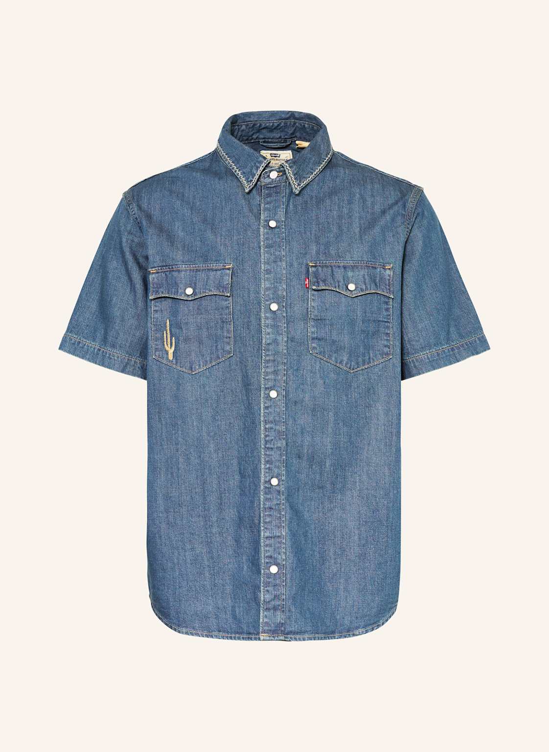 Levi's® Kurzarm-Hemd Relaxed Fit blau von Levi's®