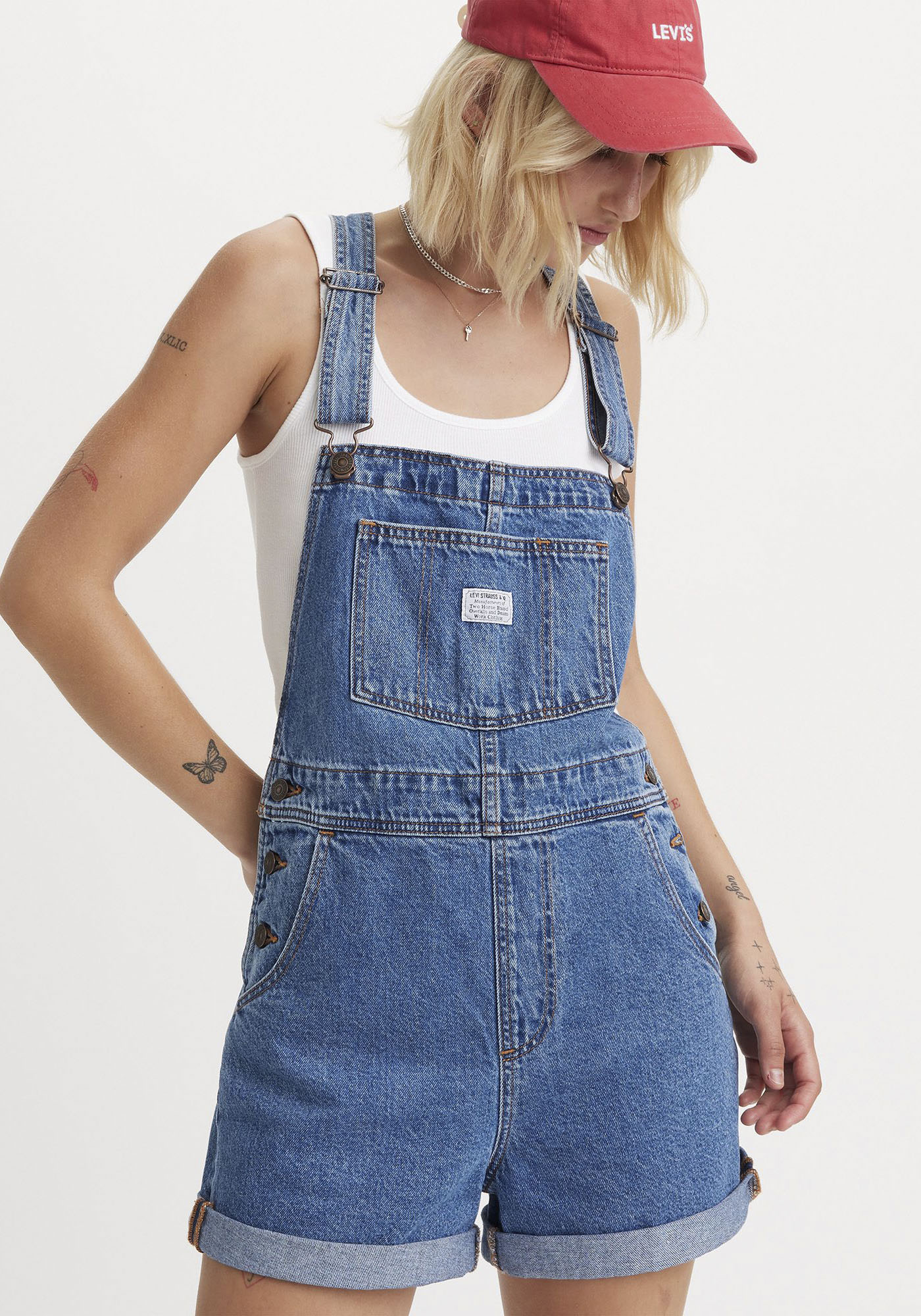 Levi's® Kurzoverall »VINTAGE SHORTALL«, mit Destroyed-Effekten von Levi's®