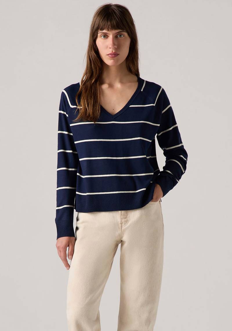 Levi's® Longpullover »PETAL VNECK SWEATER«, mit Rippbündchen von Levi's®