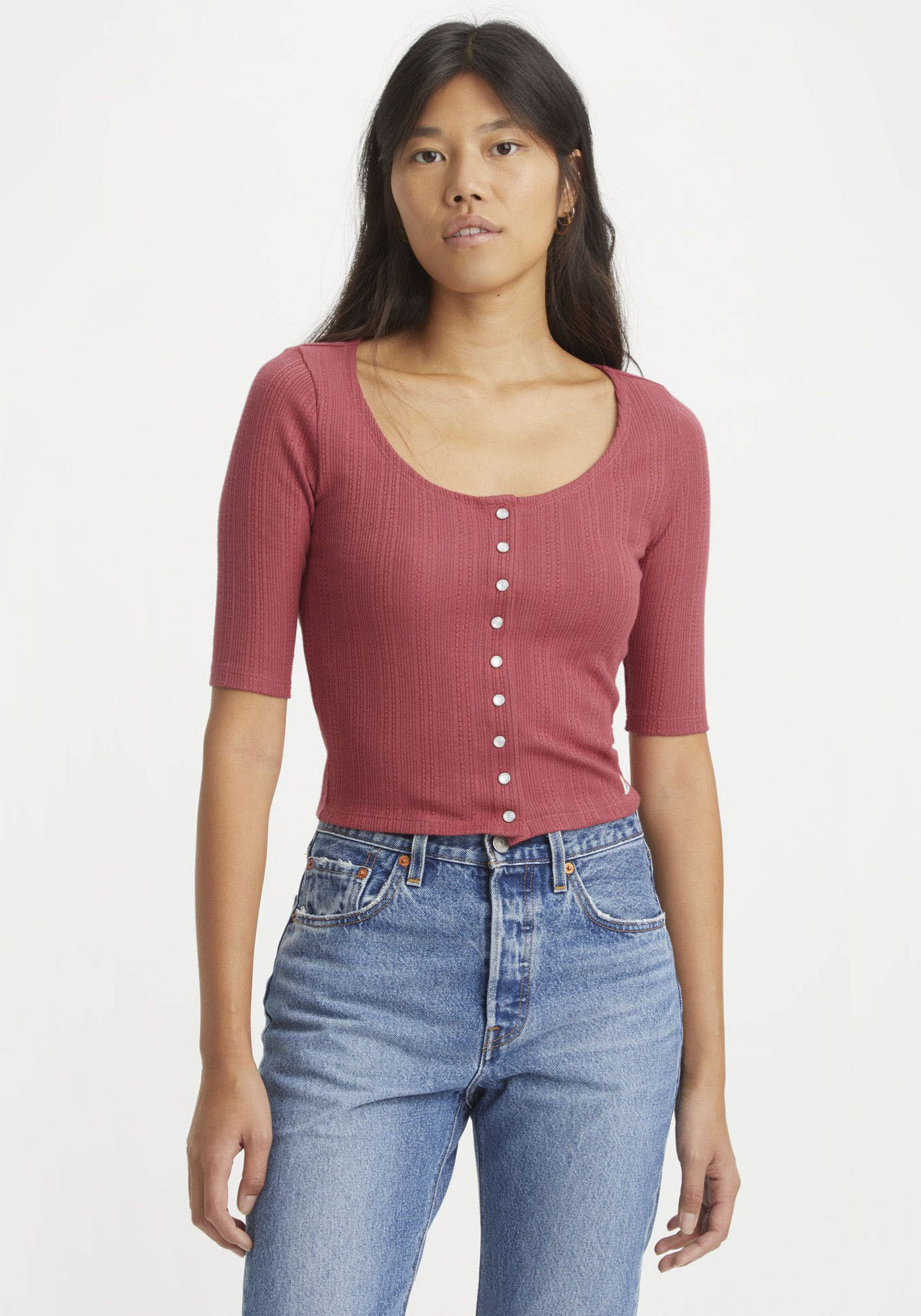 Levi's® Rundhalsshirt »POINTELLE TOP« von Levi's®