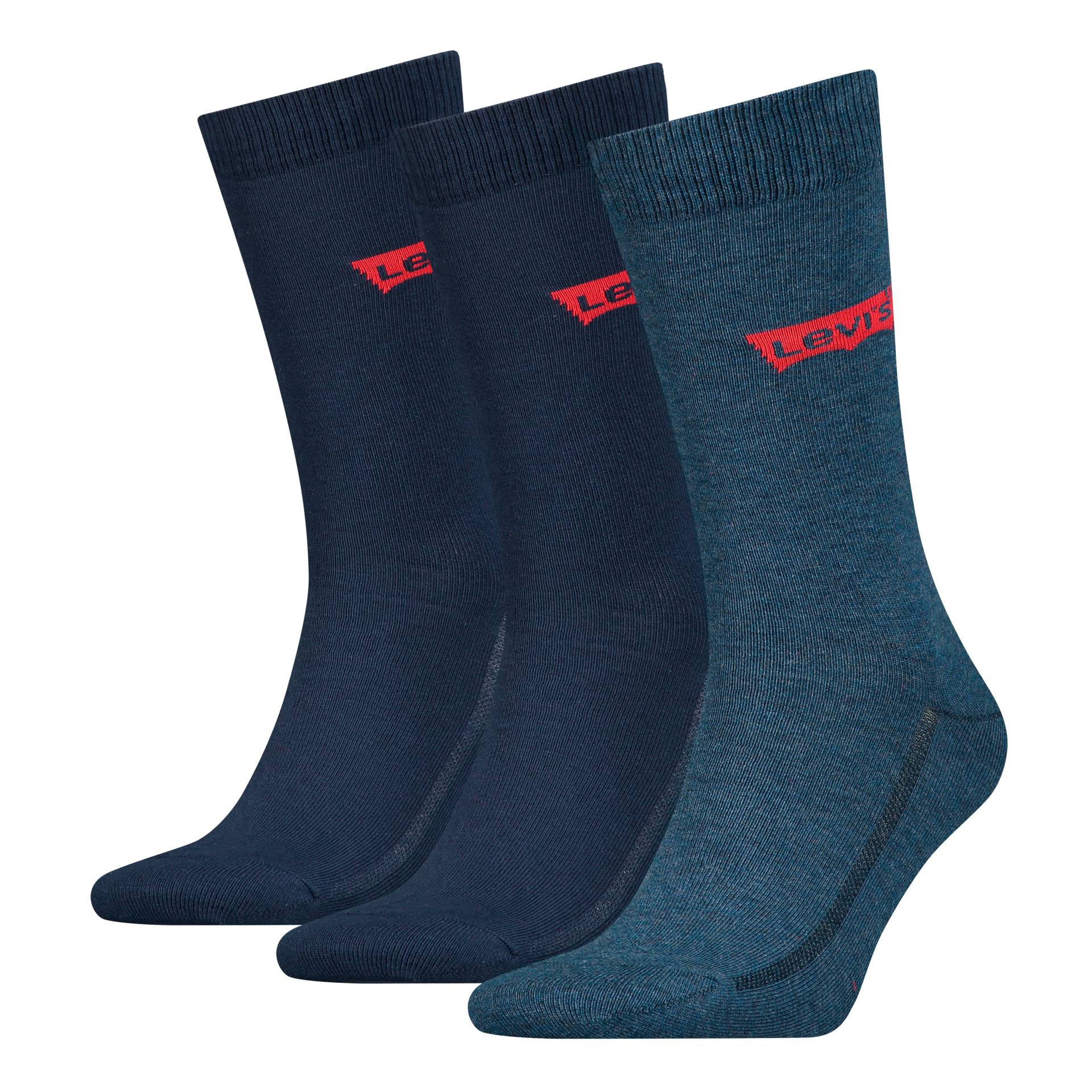 Levi's® Socken »LEVIS REGULAR CUT BW LOGO RECYCL CO 3P«, (Packung, 3 Paar, 2er Pack), mit breitem Logobund von Levi's®