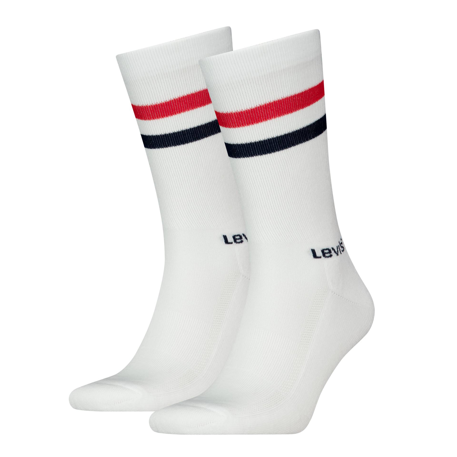 Levi's® Socken »LEVIS REGULAR CUT SPORT STRIPE 2P«, (2 Paar, 2er Pack), mit auffälligen Streifen von Levi's®