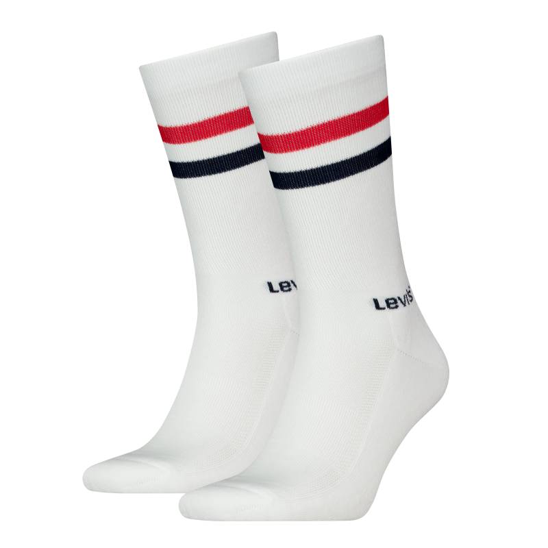 Levi's® Socken »LEVIS REGULAR CUT SPORT STRIPE 2P«, (2 Paar, 2er Pack), mit auffälligen Streifen von Levi's®