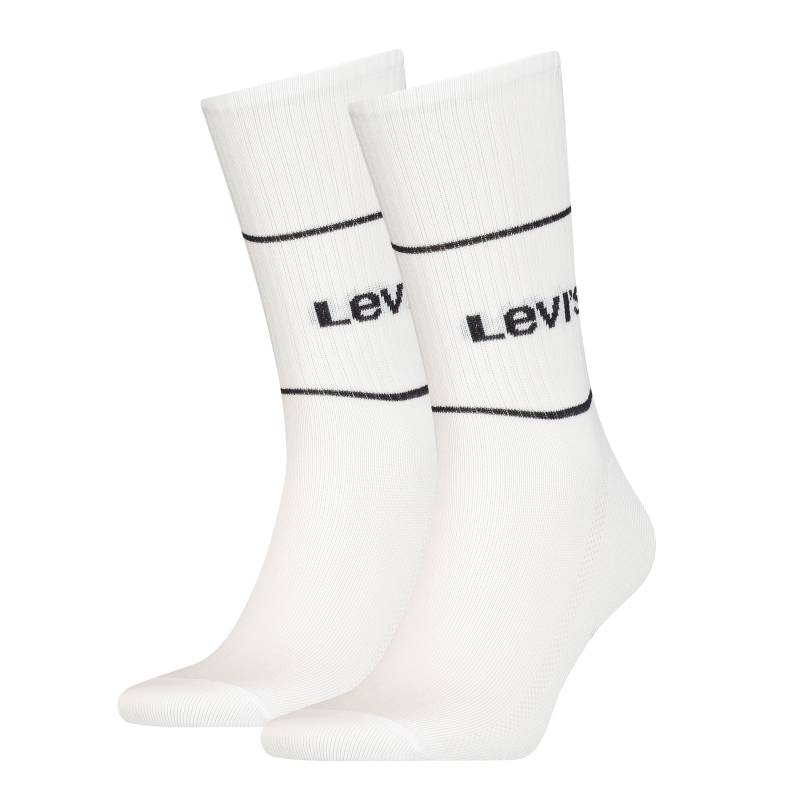 Levi's® Socken »LEVIS SHORT CUT LOGO SPORT 2P«, (Packung, 2 Paar, 2er Pack), mit breitem Logobund von Levi's®