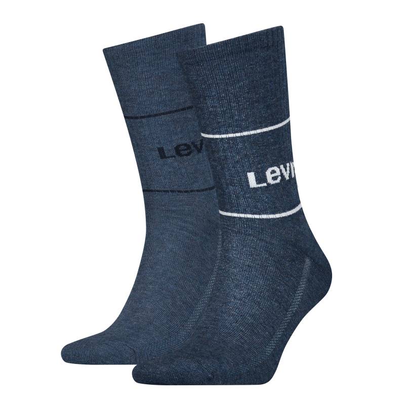 Levi's® Socken »LEVIS SHORT CUT LOGO SPORT 2P«, (Packung, 2 Paar, 2er Pack), mit breitem Logobund von Levi's®