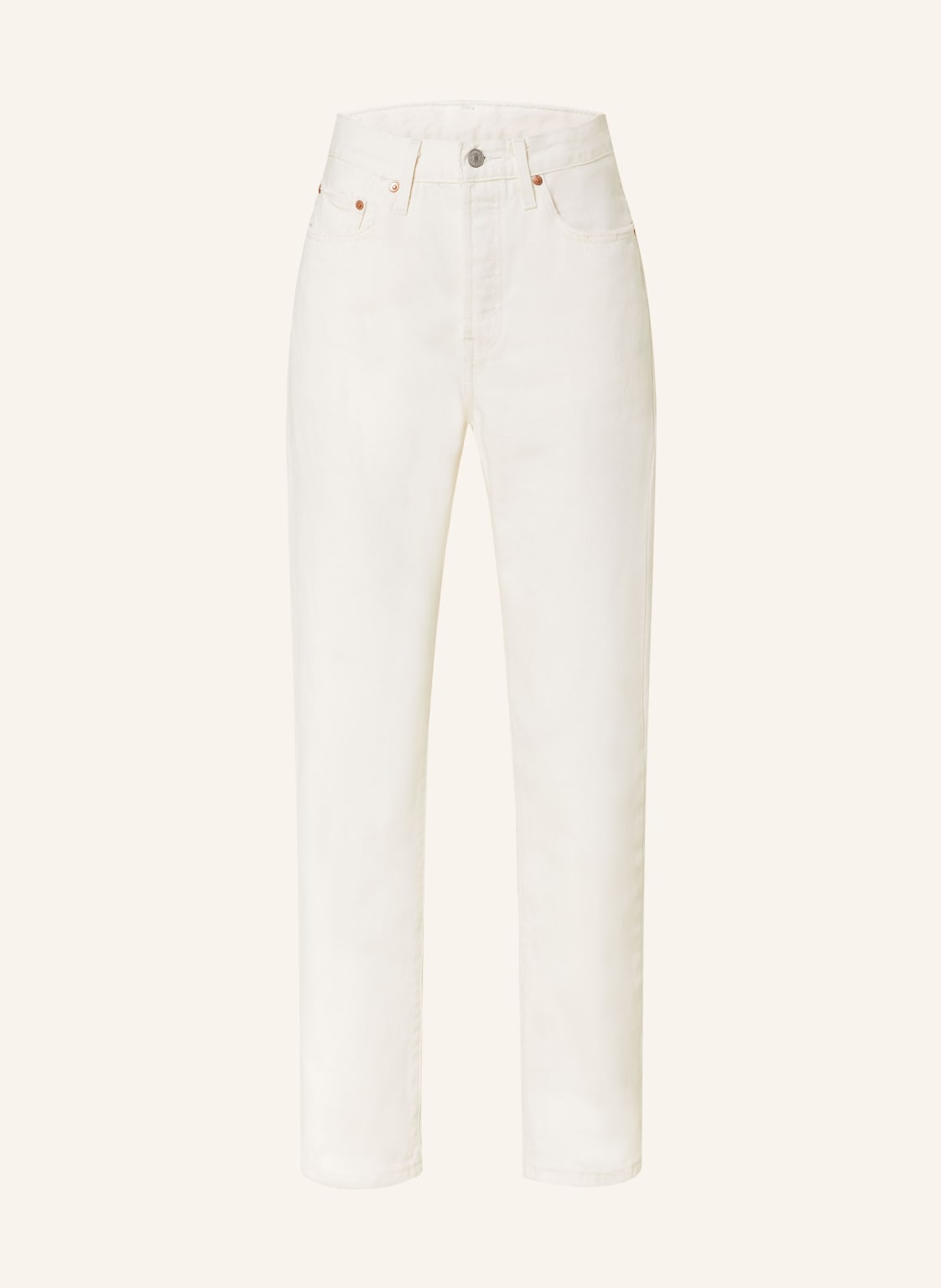 Levi's® Straight Jeans 501 Original Cropped weiss von Levi's®