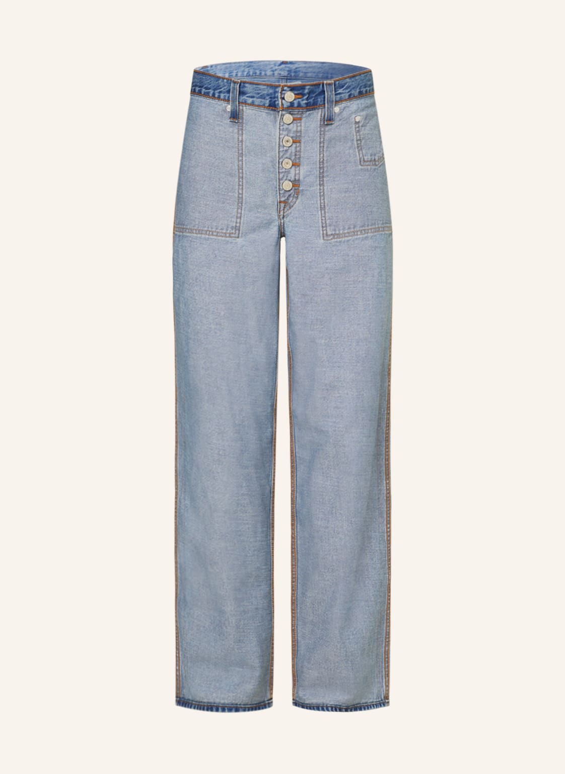 Levi's® Straight Jeans Baggy Dad Zum Wenden blau von Levi's®