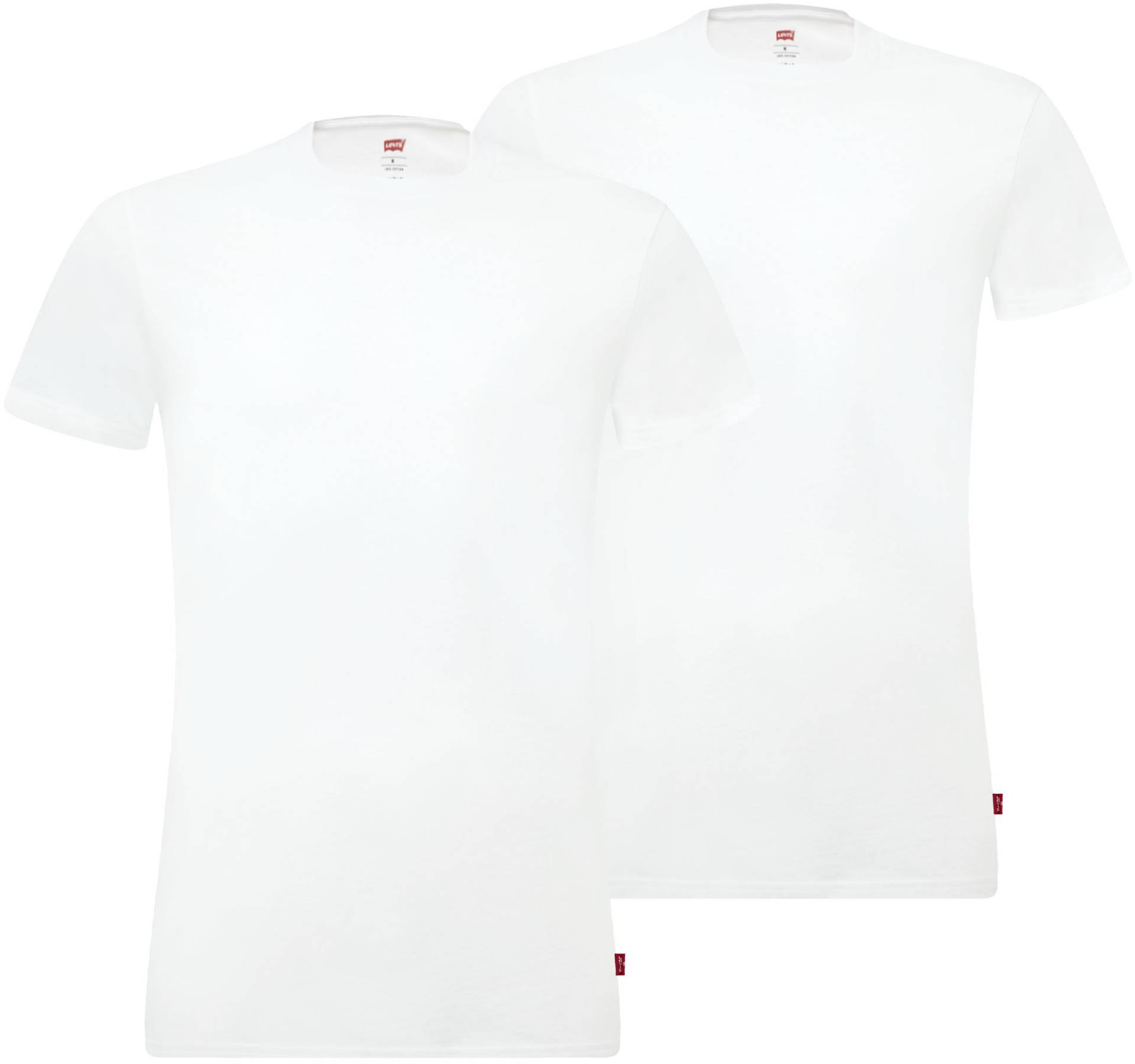 Levi's® T-Shirt, (Packung, 2er-Pack), mit breitem Logobund von Levi's®