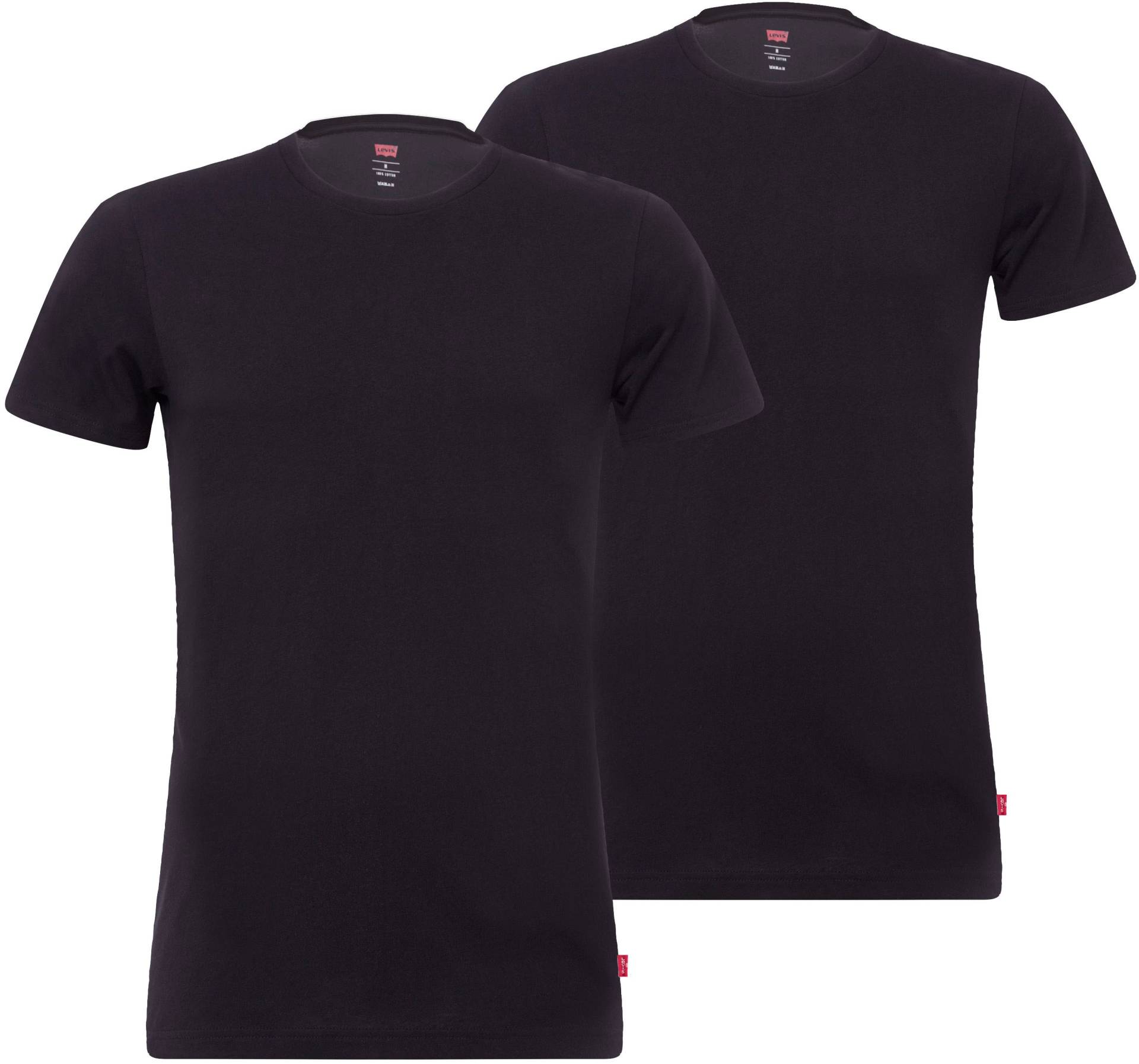 Levi's® T-Shirt, (Packung, 2er-Pack), mit breitem Logobund von Levi's®