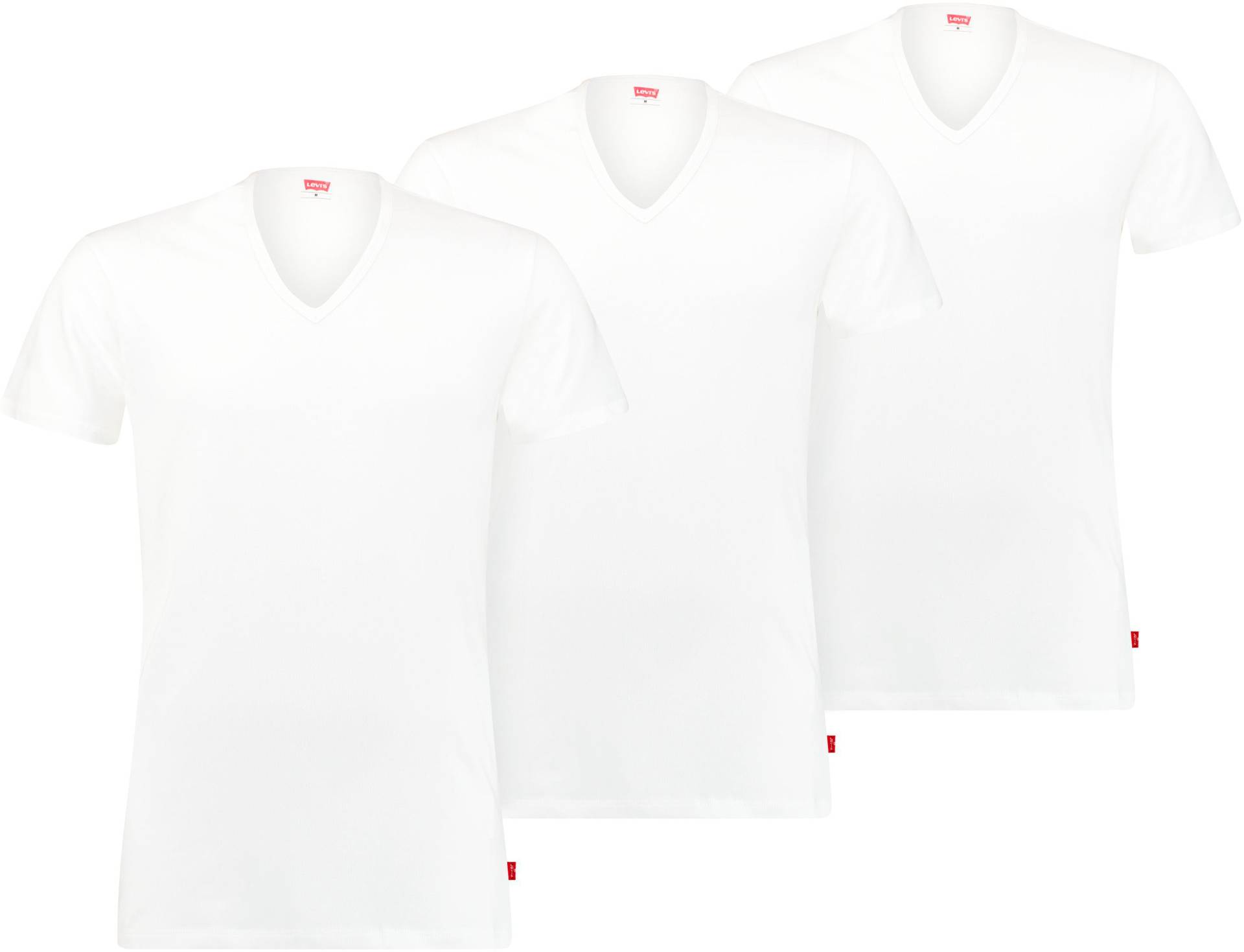 Levi's® T-Shirt, (Packung, 3er-Pack), mit breitem Logobund von Levi's®