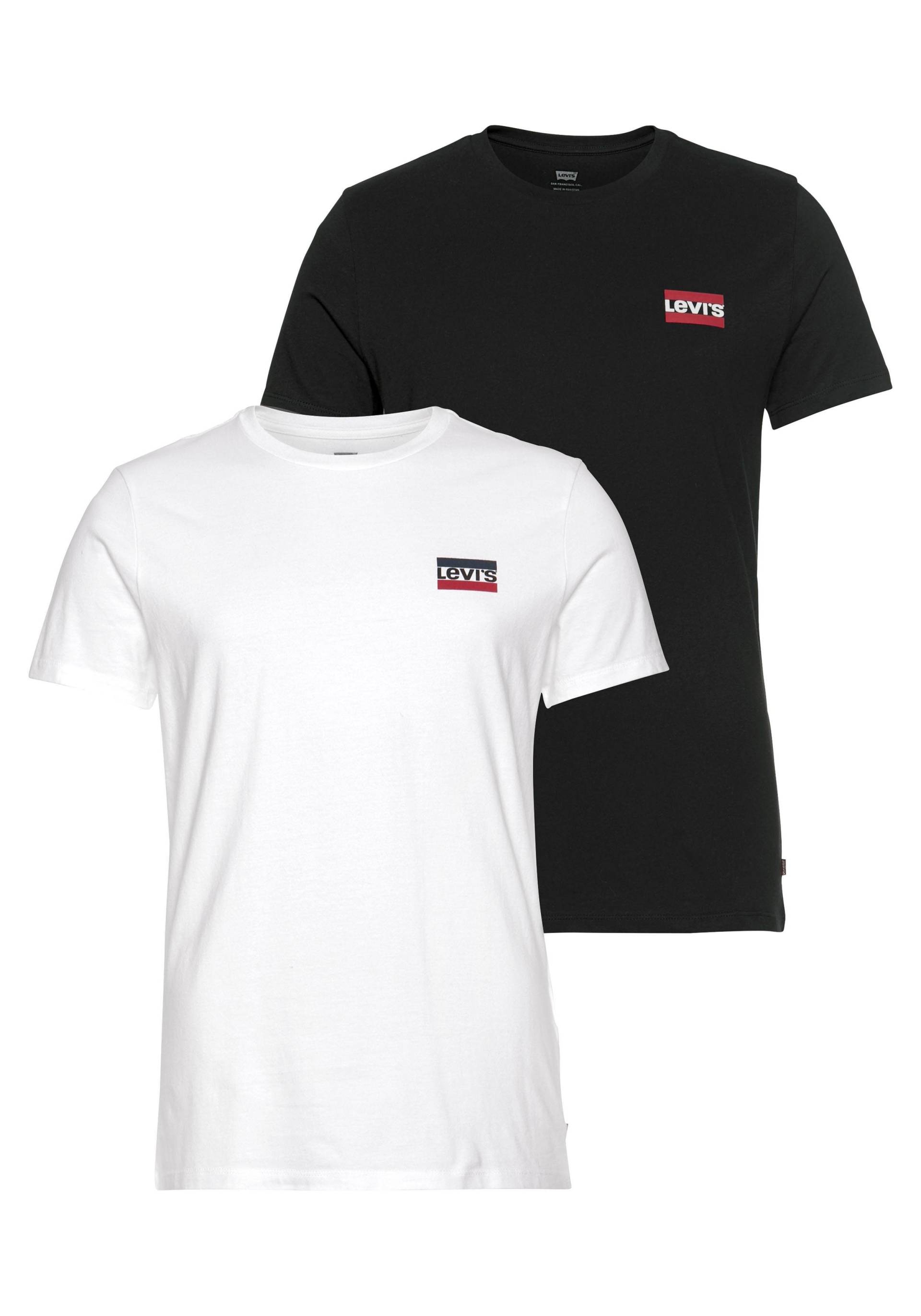 Levi's® T-Shirt »LE 2PK CREWNECK GRAPHIC«, (2 tlg.) von Levi's®