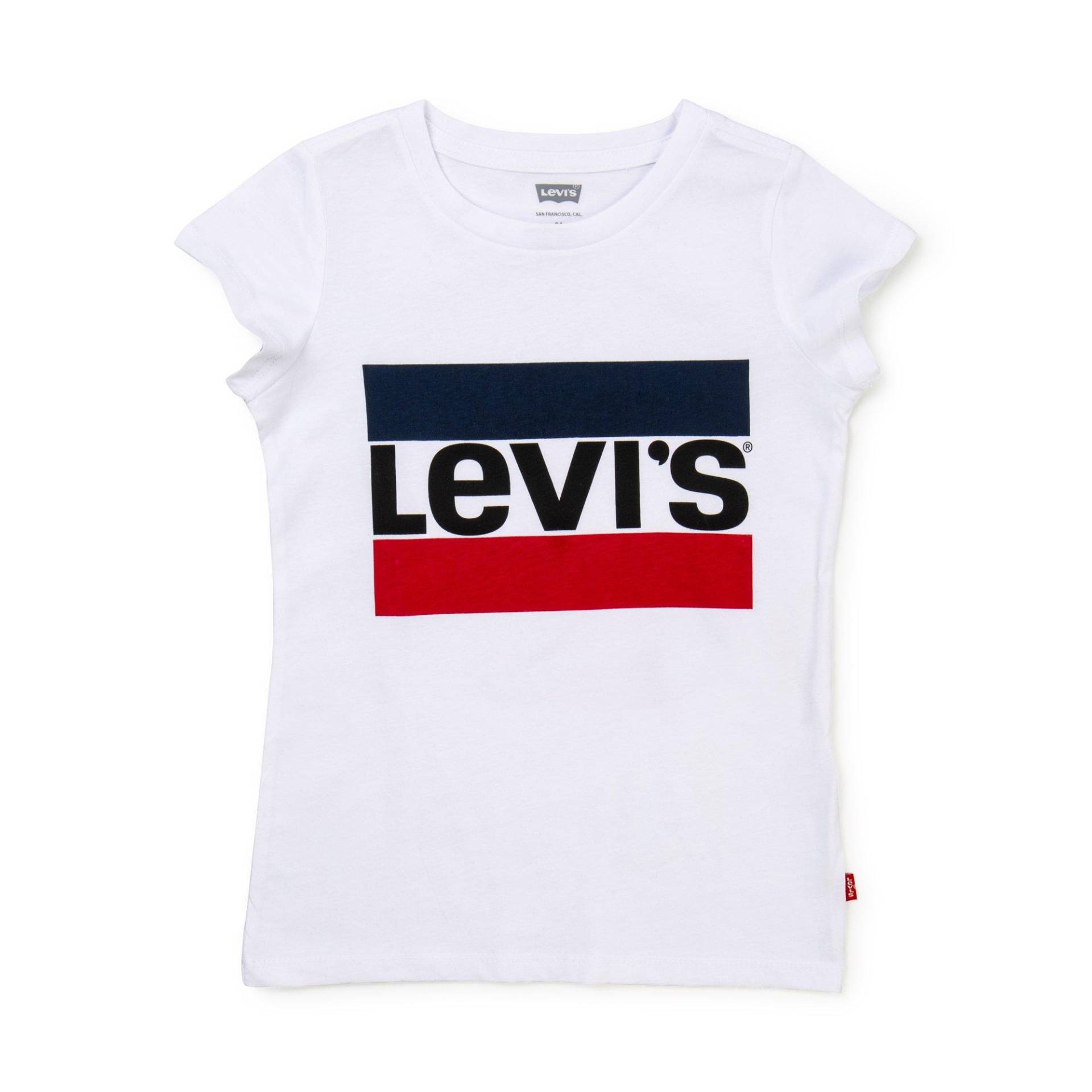 T-shirt, Rundhals, Kurzarm Mädchen Weiss 128 von Levi's®