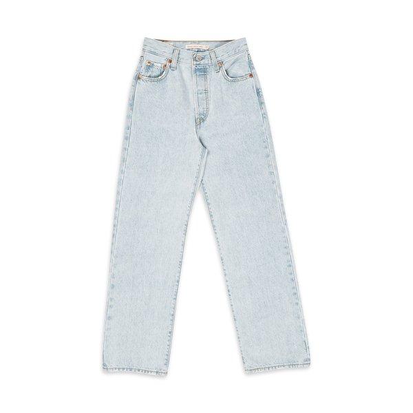 Jeans, Straight Leg Fit Damen Bleached Blau L29/W23 von Levi's®