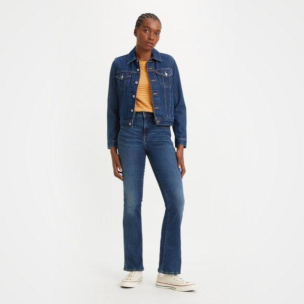 Jeans, Flared Leg Fit Damen Blau Denim Dunkel L32/W30 von Levi's®