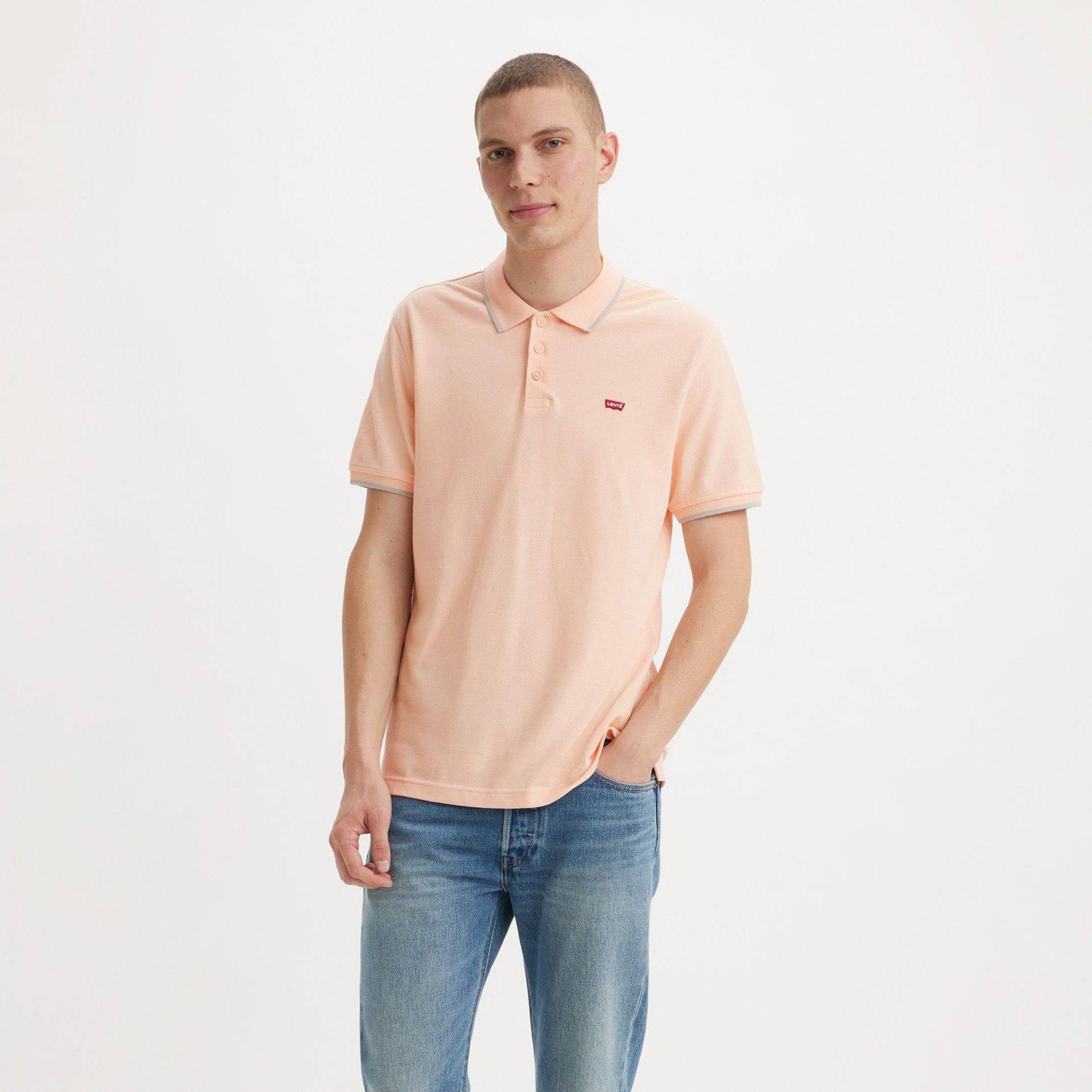 Poloshirt, Kurzarm Herren Pfirsich L von Levi's®