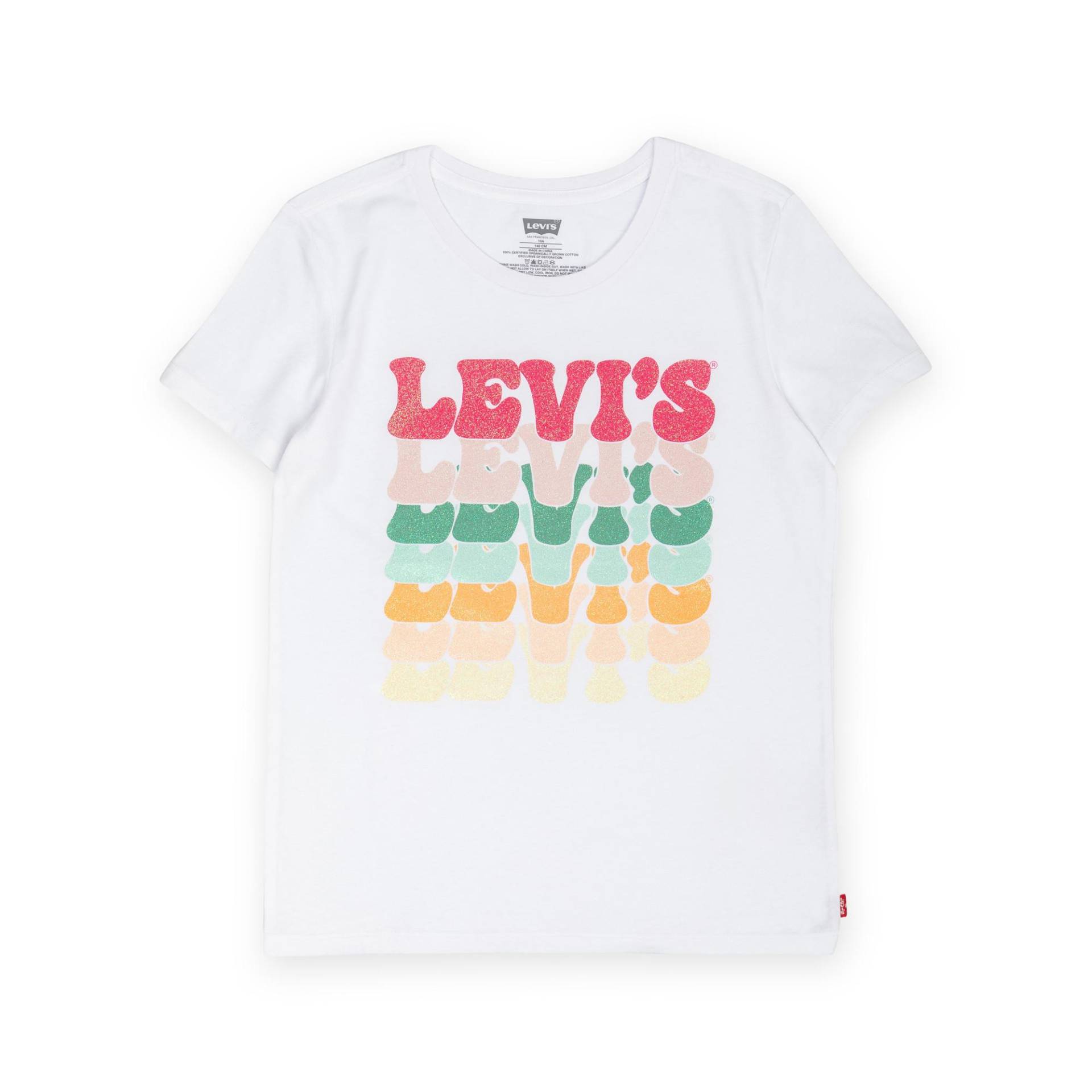T-shirt, Kurzarm Mädchen Weiss 12A von Levi's®
