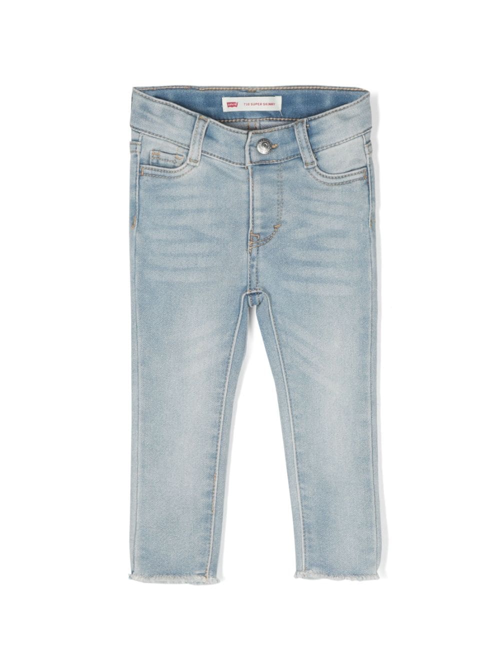 Levi's Kids logo-patch straight-leg jeans - Blue von Levi's Kids