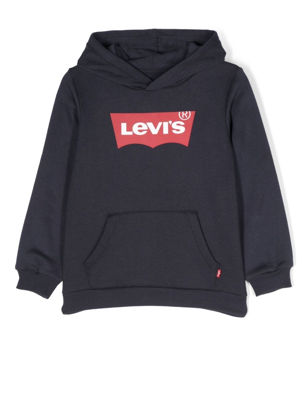 Levi's Kids logo-print cotton hoodie - Blue von Levi's Kids