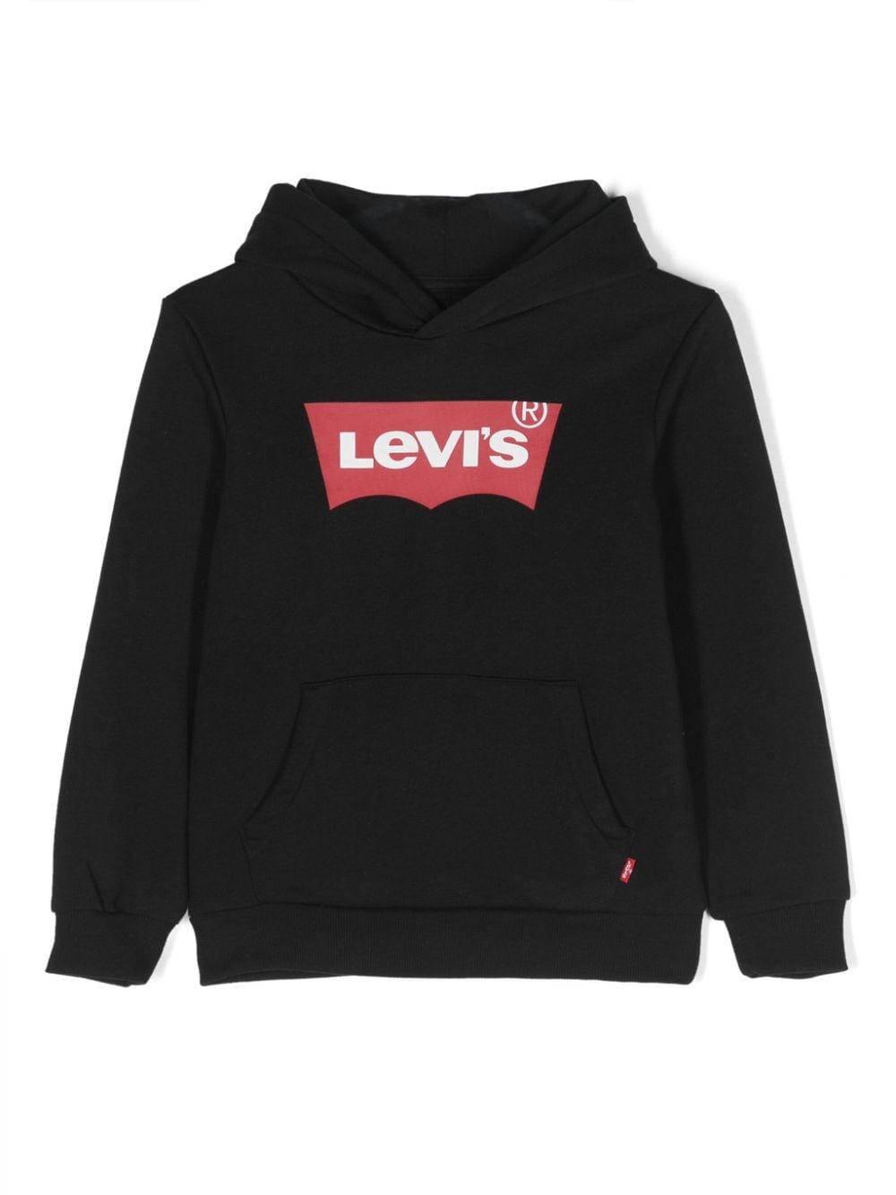 Levi's Kids logo-print drawstring hoodie - Black von Levi's Kids