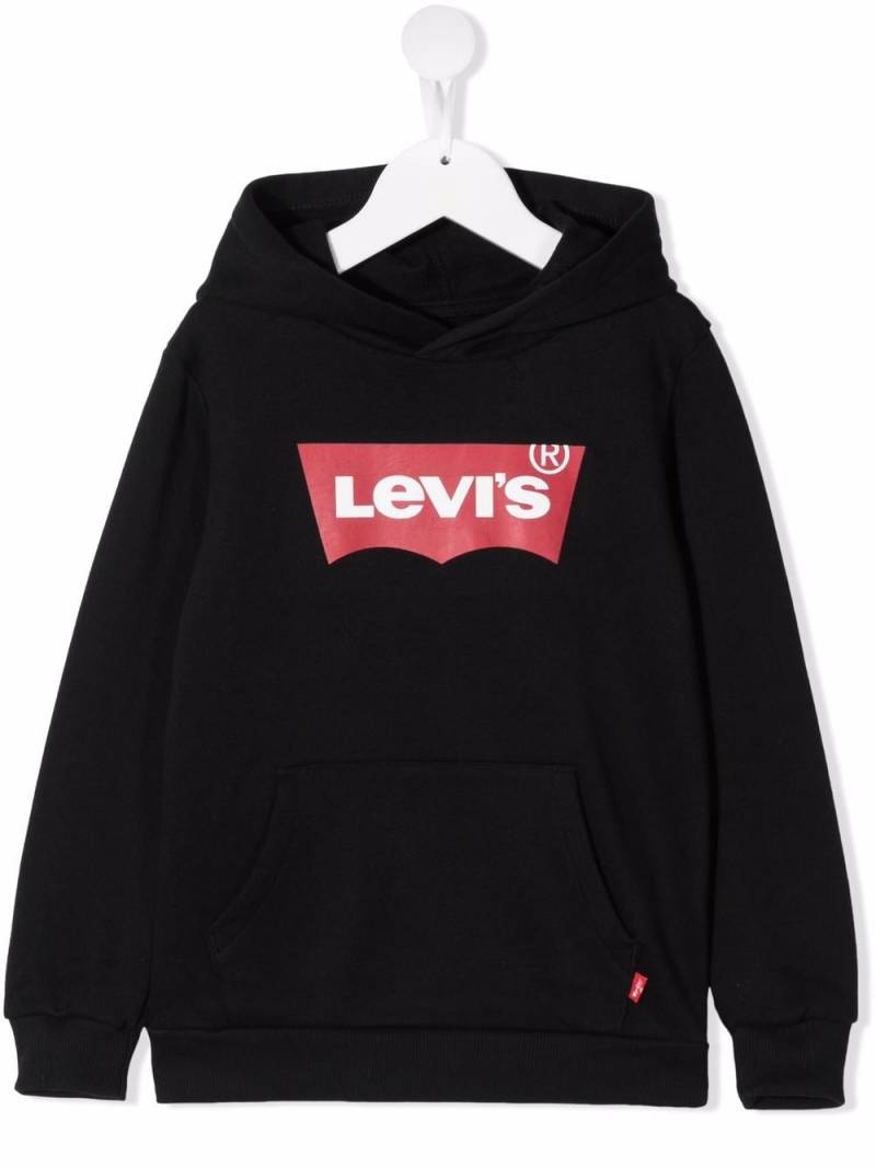 Levi's Kids logo-print oversized hoodie - Black von Levi's Kids