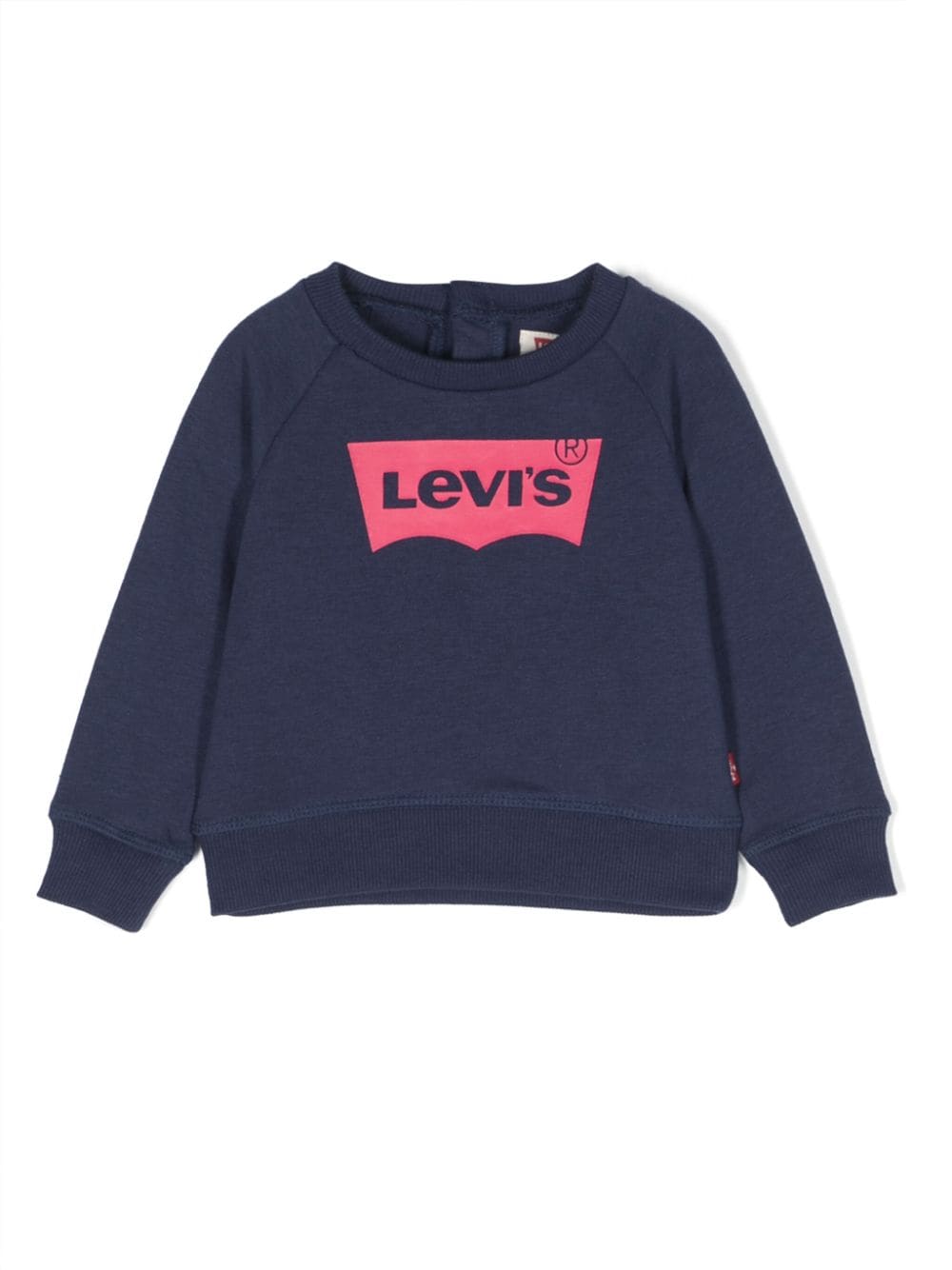 Levi's Kids logo-print ribbed sweatshirt - Blue von Levi's Kids