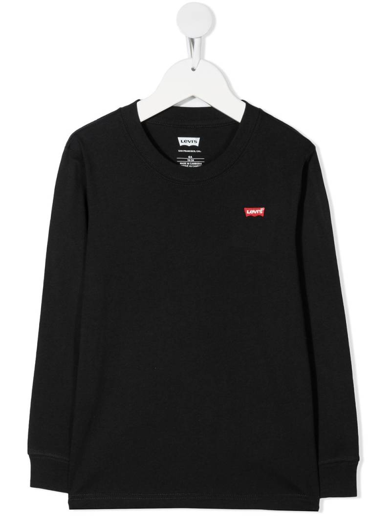 Levi's Kids logo-printed T-shirt - Black von Levi's Kids