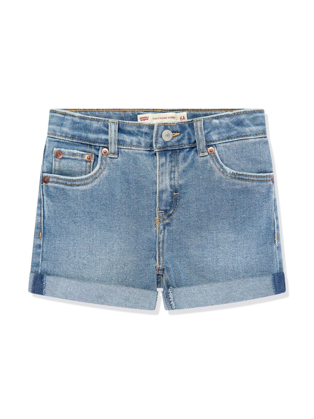 Levi's Kids turn-up denim shorts - Blue von Levi's Kids